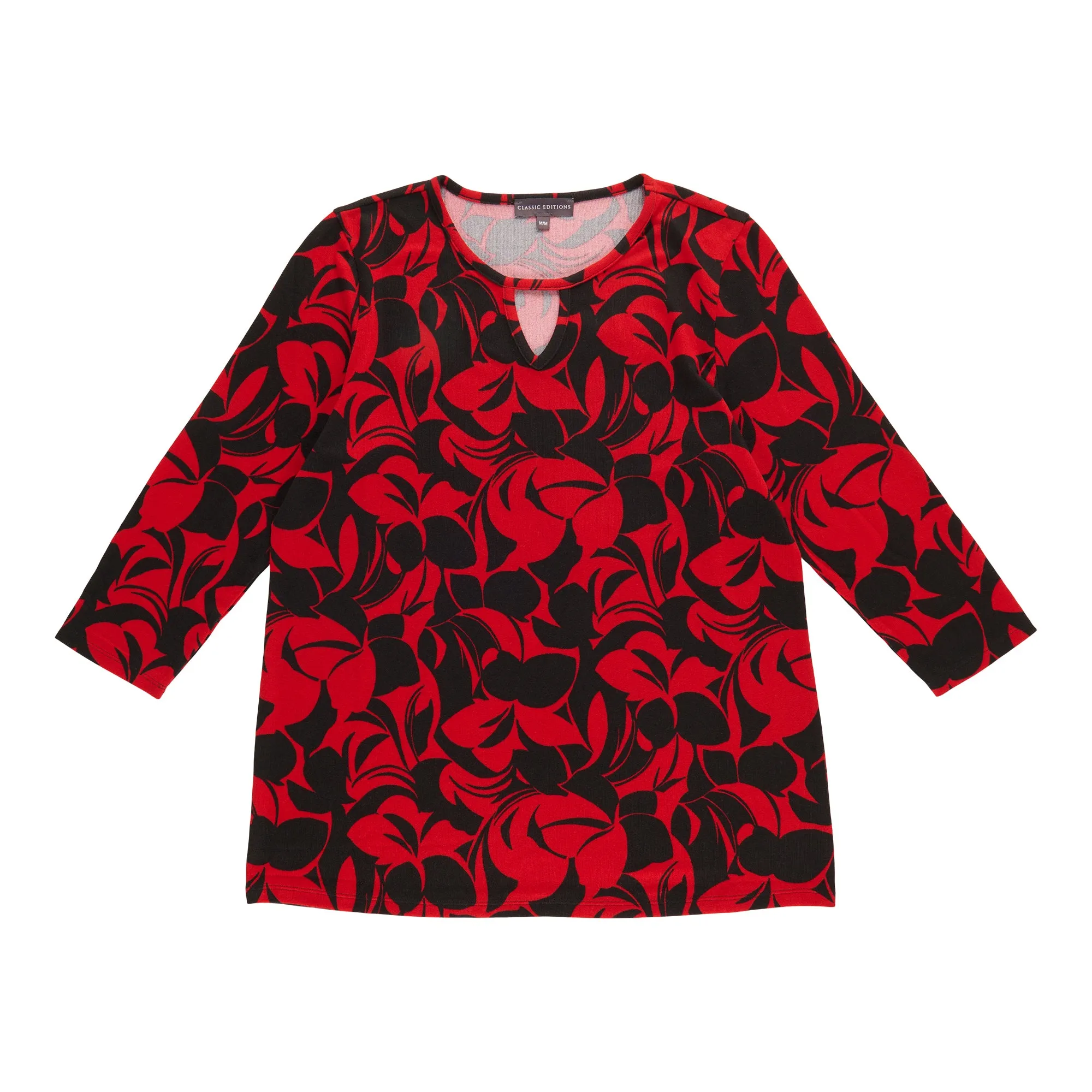 Classic Editions Women's 3/4 Sleeve Keyhole Blouse sold by Giant Tiger product image thumbnail 4
