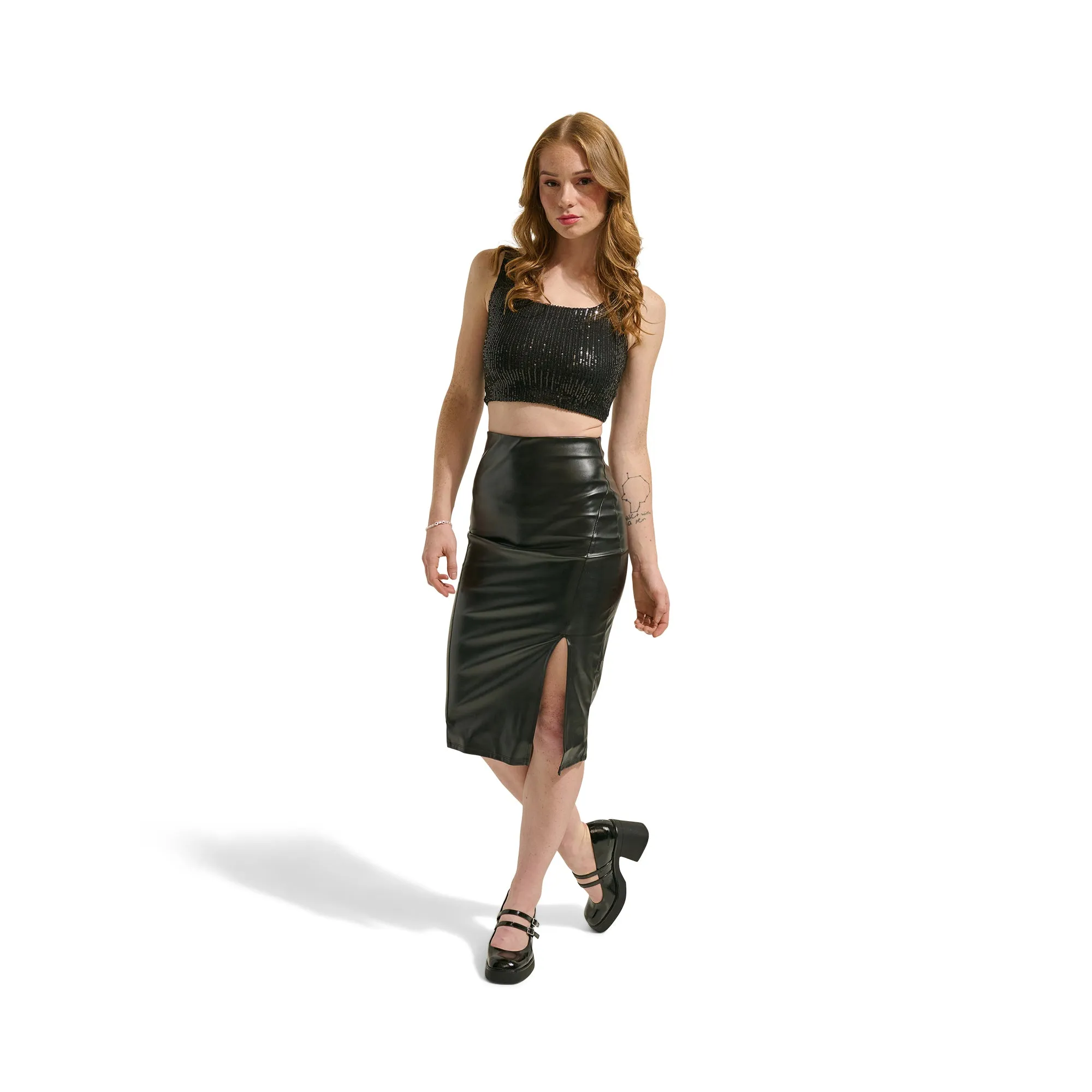 Women's Sequined Cropped Tank Top sold by Giant Tiger product image thumbnail 2