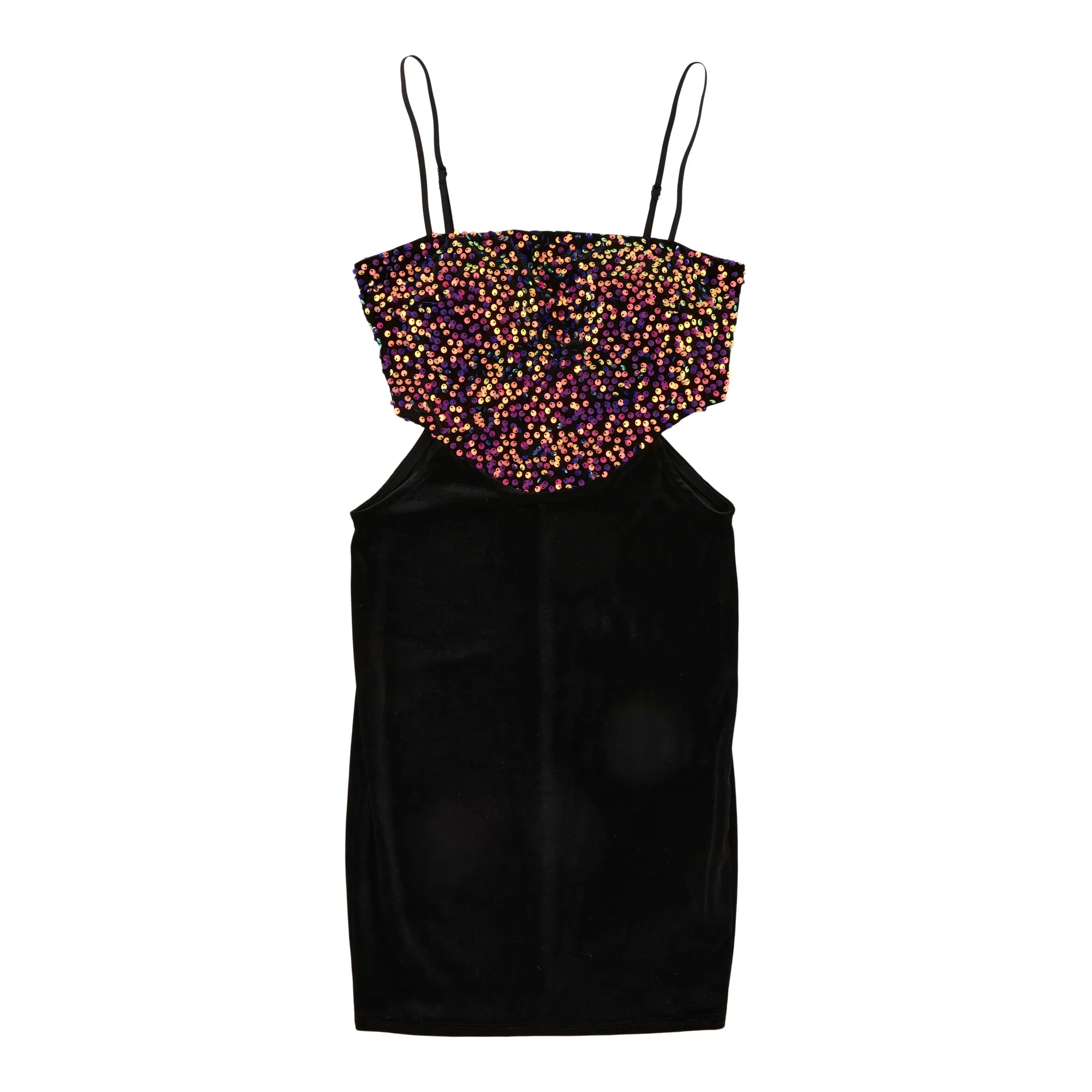 Women's Sleeveless Sequined Velvet Mini Dress sold by Giant Tiger product image thumbnail 3
