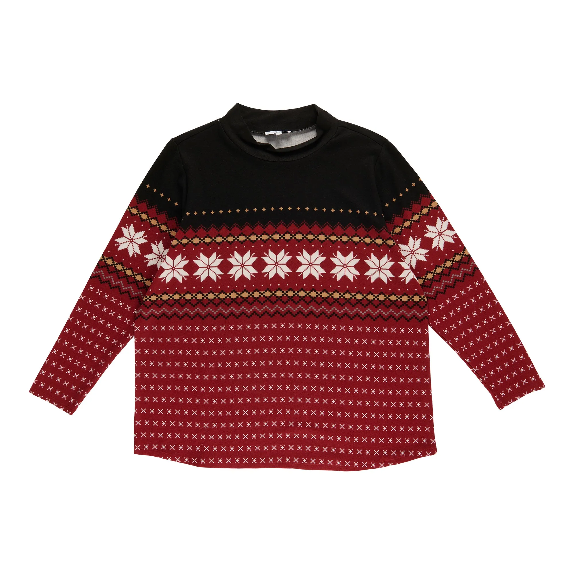 mySTYLE Women's Plus Fair Isle Mock-Neck Sweater sold by Giant Tiger product image thumbnail 2