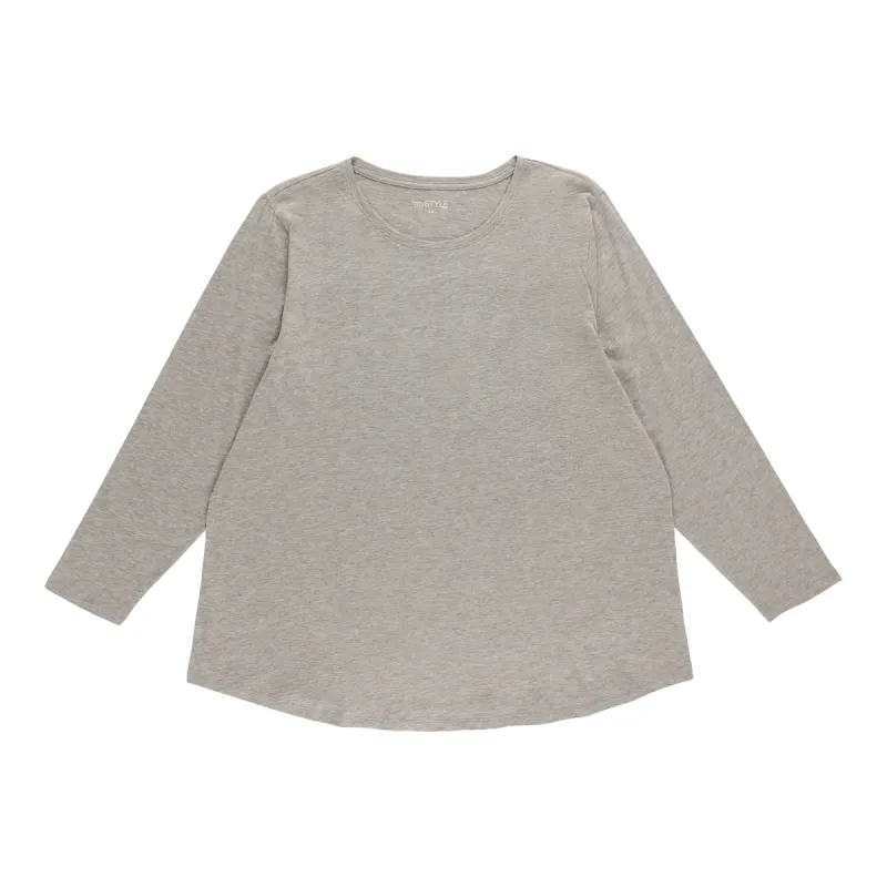 mySTYLE Women's Plus Long Sleeve Tee sold by Giant Tiger