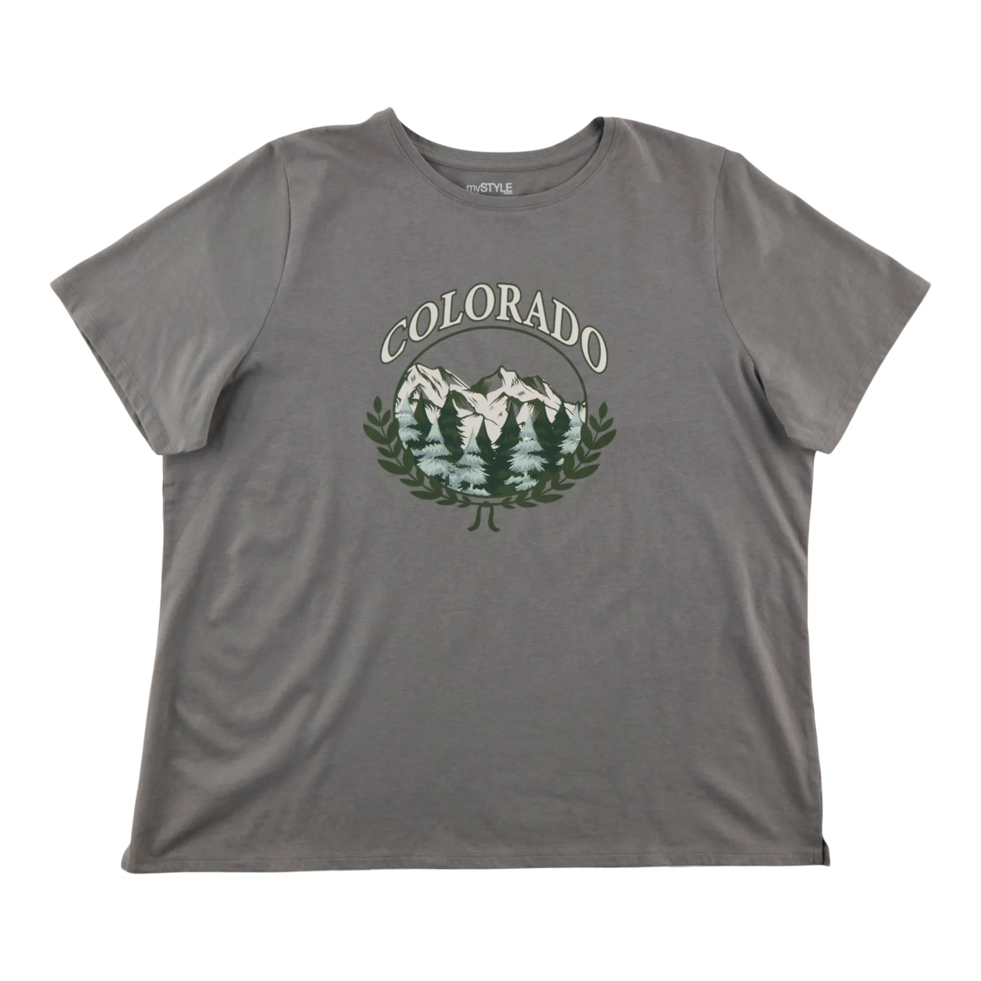 mySTYLE Women's Plus Crew Neck Tee sold by Giant Tiger product image thumbnail 2