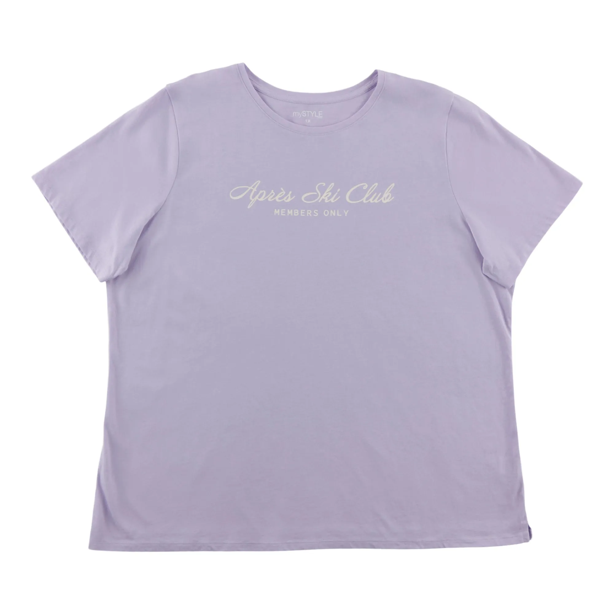 mySTYLE Women's Plus Crew Neck Tee sold by Giant Tiger product image thumbnail 3