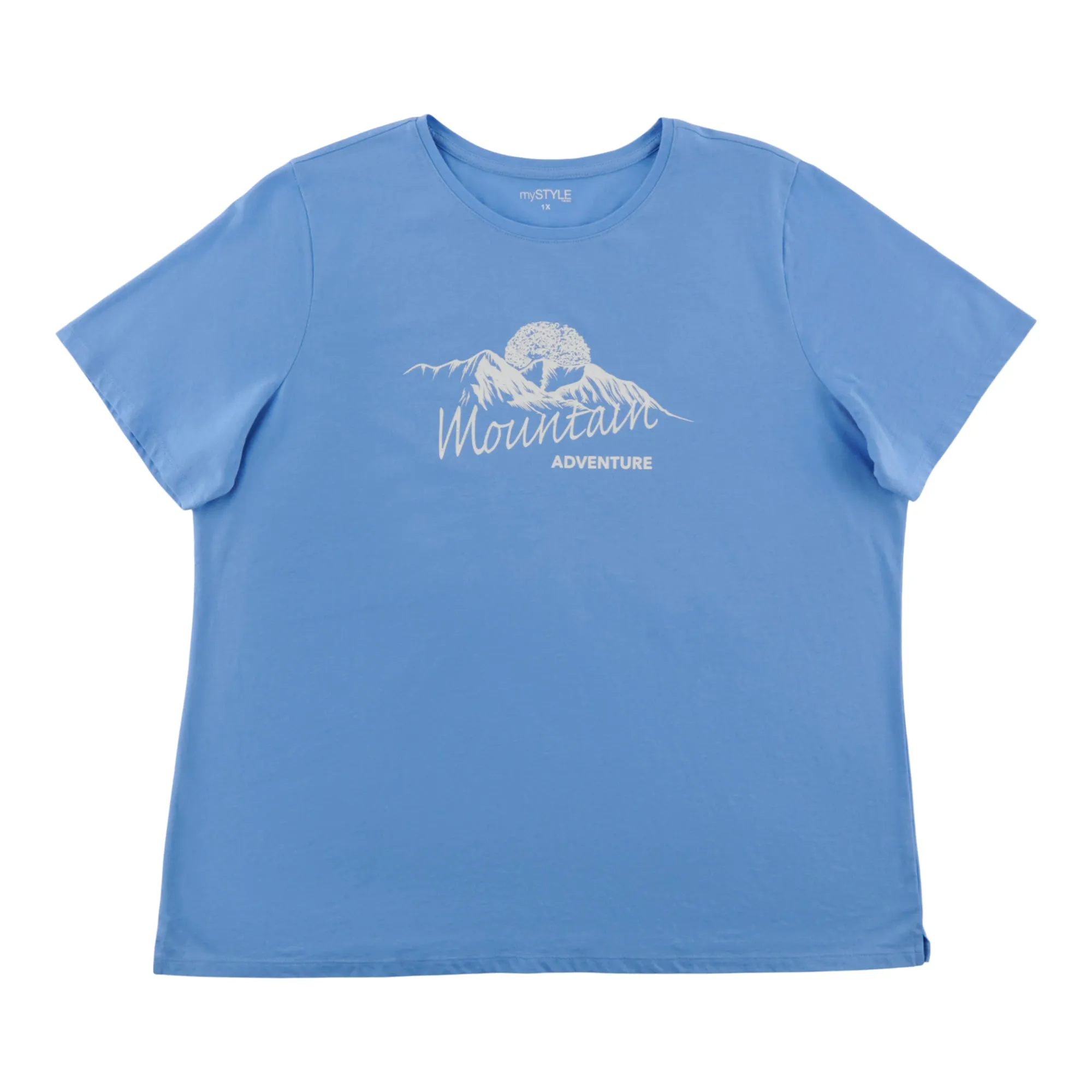 mySTYLE Women's Plus Crew Neck Tee sold by Giant Tiger