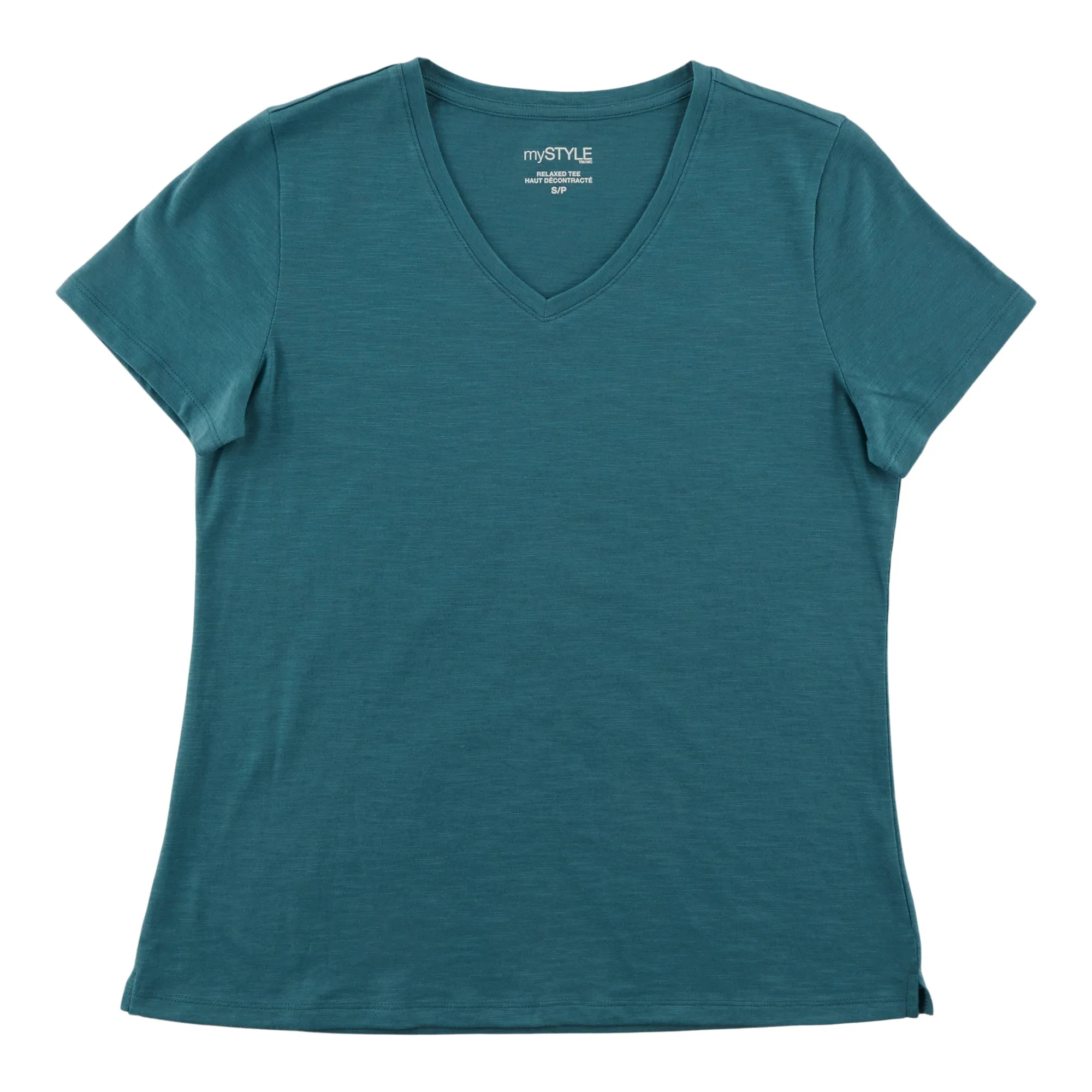 mySTYLE Women's V-Neck T-Shirt sold by Giant Tiger product image thumbnail 2