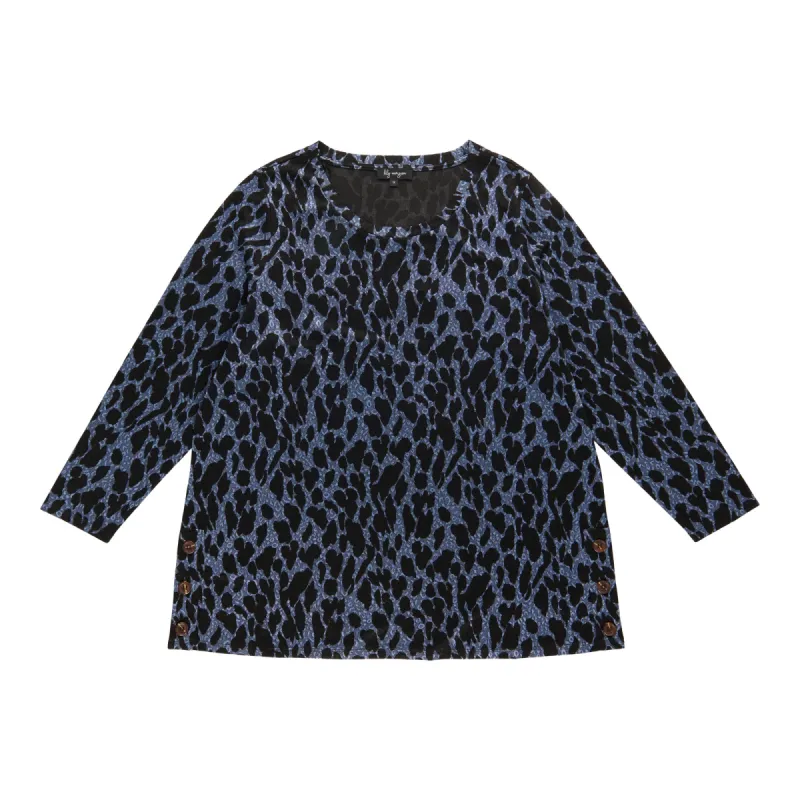 lily morgan Women's Plus Top with Side Buttons sold by Giant Tiger