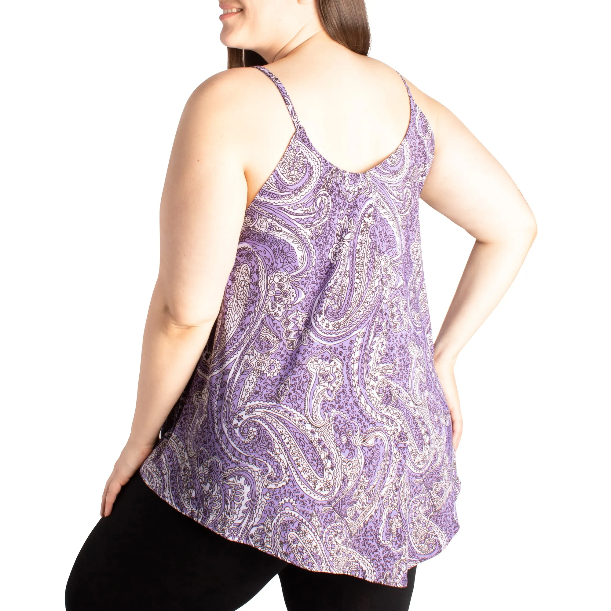 lily morgan Women's Plus Printed Hanky Hem Top - 1X-3X sold by Giant Tiger product image thumbnail 2