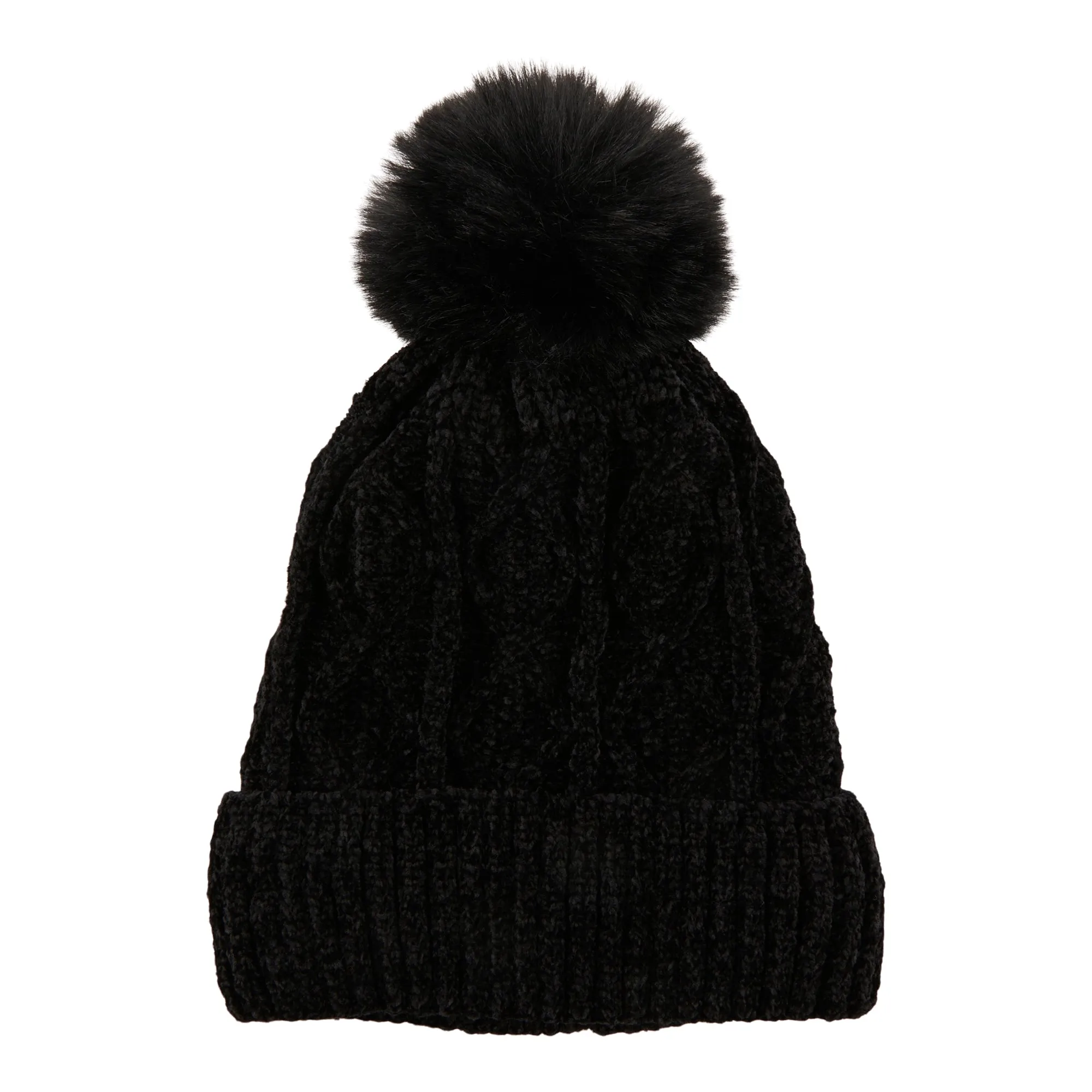 Women's Chenille Cable Knit Hat With Pom Pom sold by Giant Tiger product image thumbnail 5