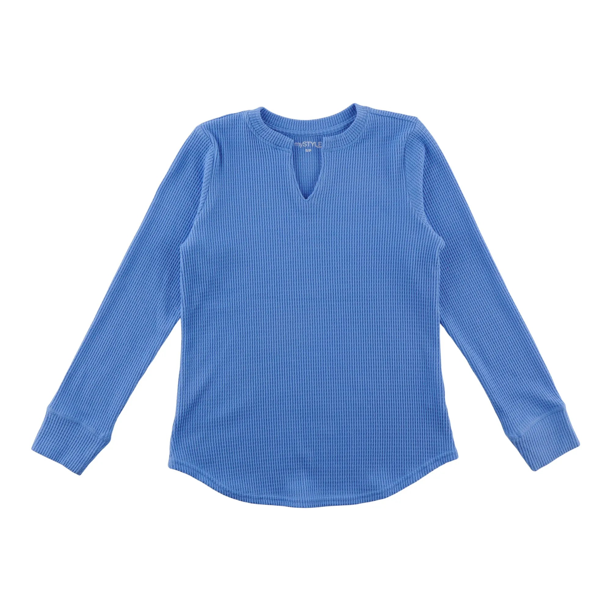 mySTYLE Women's Long Sleeve Waffle Tee sold by Giant Tiger