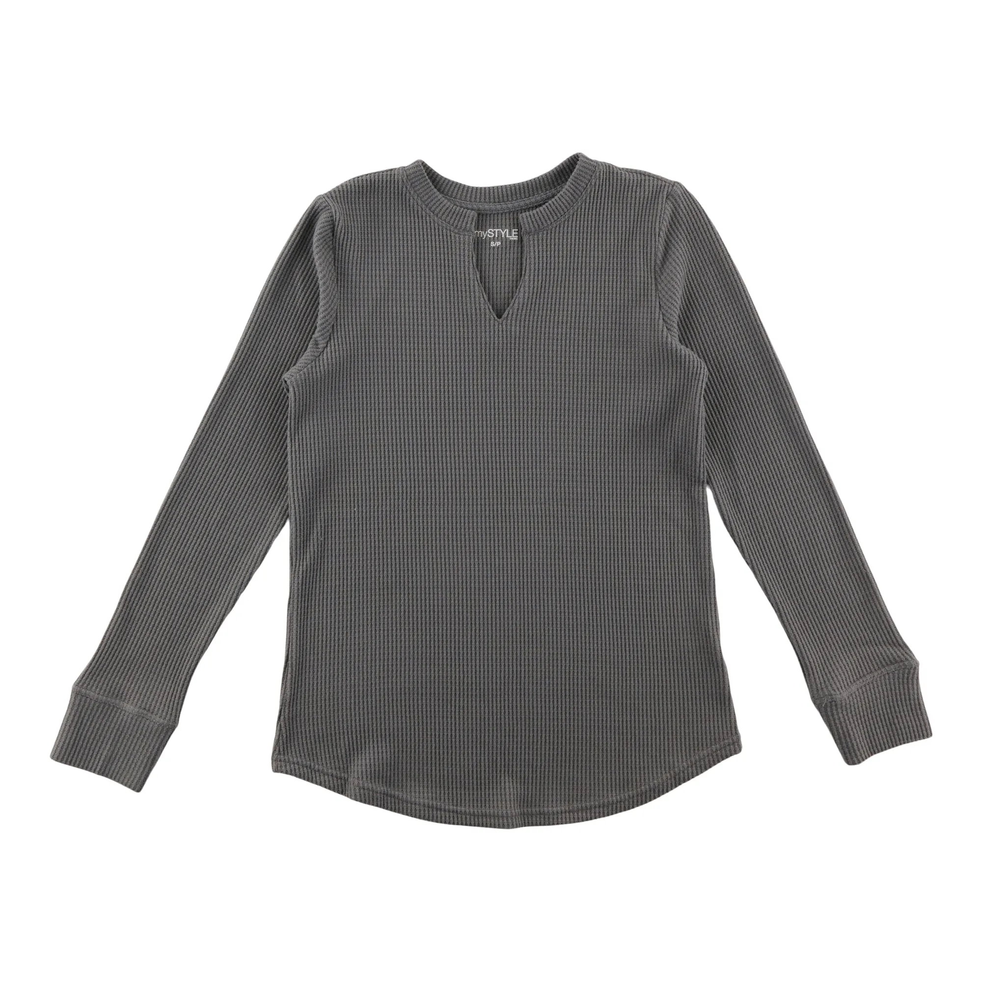 mySTYLE Women's Long Sleeve Waffle Tee sold by Giant Tiger product image thumbnail 2