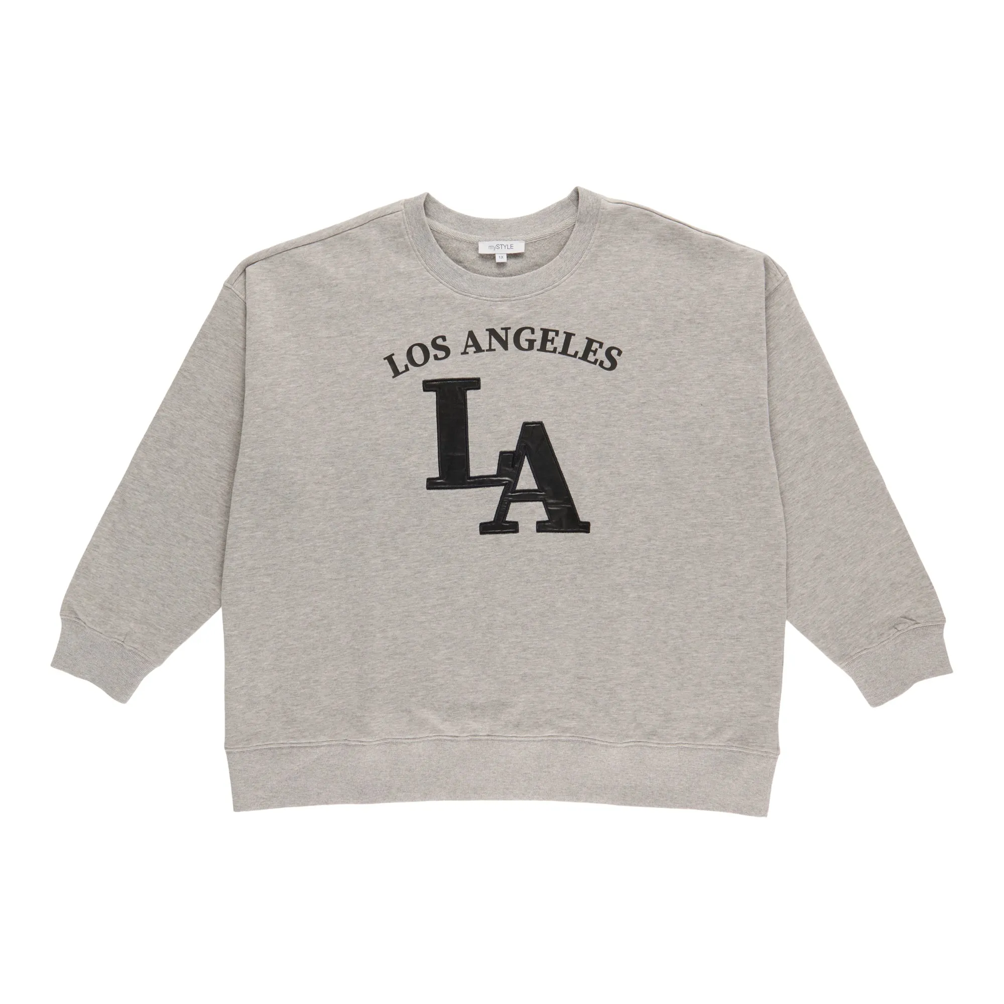 mySTYLE Women's Plus Crew Neck Fleece Sweater sold by Giant Tiger product image thumbnail 2