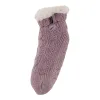 Women's Embroidered Sherpa Thermal Socks sold by Giant Tiger