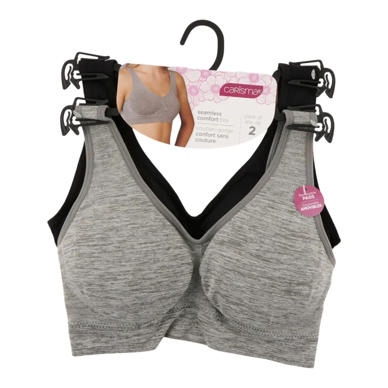 Carisma Women's Comfort Bra, 2-Pack sold by Giant Tiger