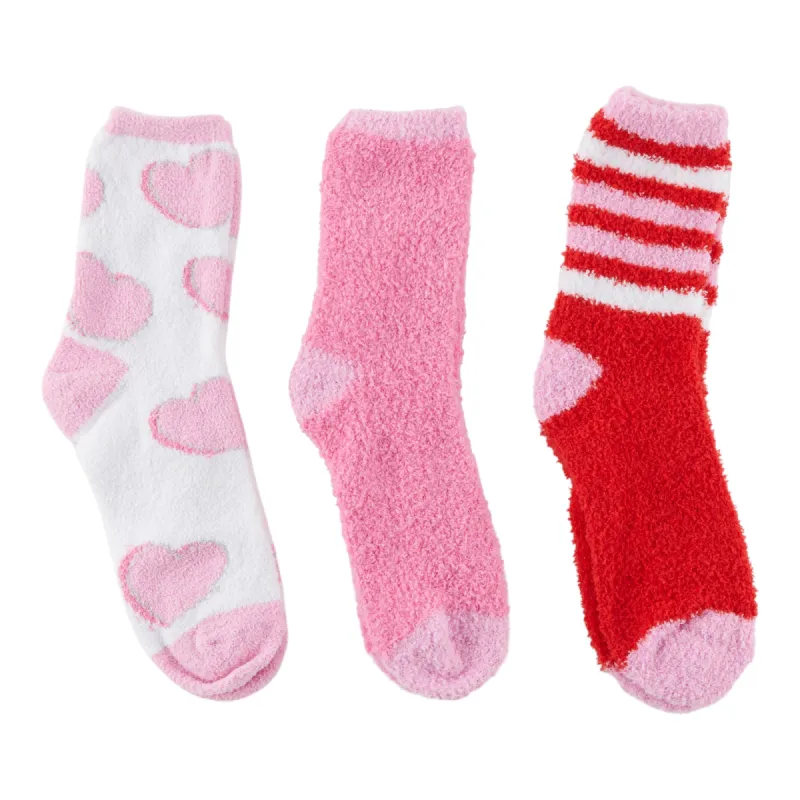 Women's Valentine's Day Crew Socks, 3-Pack sold by Giant Tiger