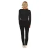 Women's Cropped Asymmetrical Neckline Long Sleeve Top sold by Giant Tiger