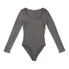 Women's Ribbed Long Sleeve Bodysuit sold by Giant Tiger