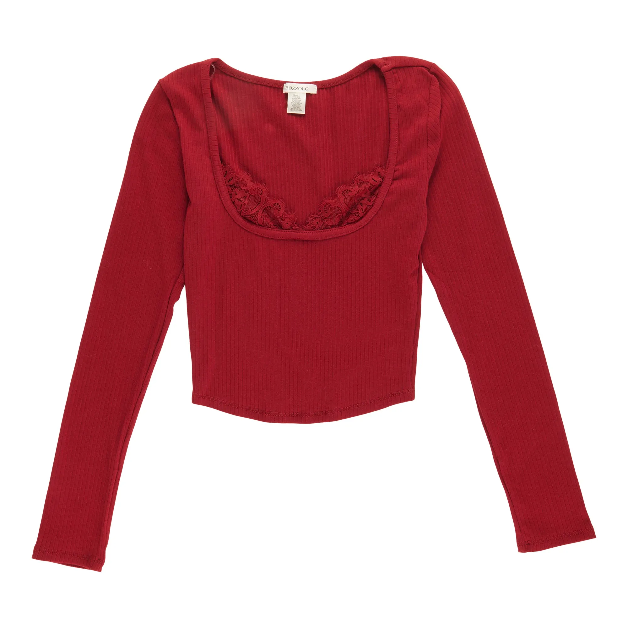Women's Cropped Squareneck Long Sleeve Top sold by Giant Tiger product image thumbnail 2
