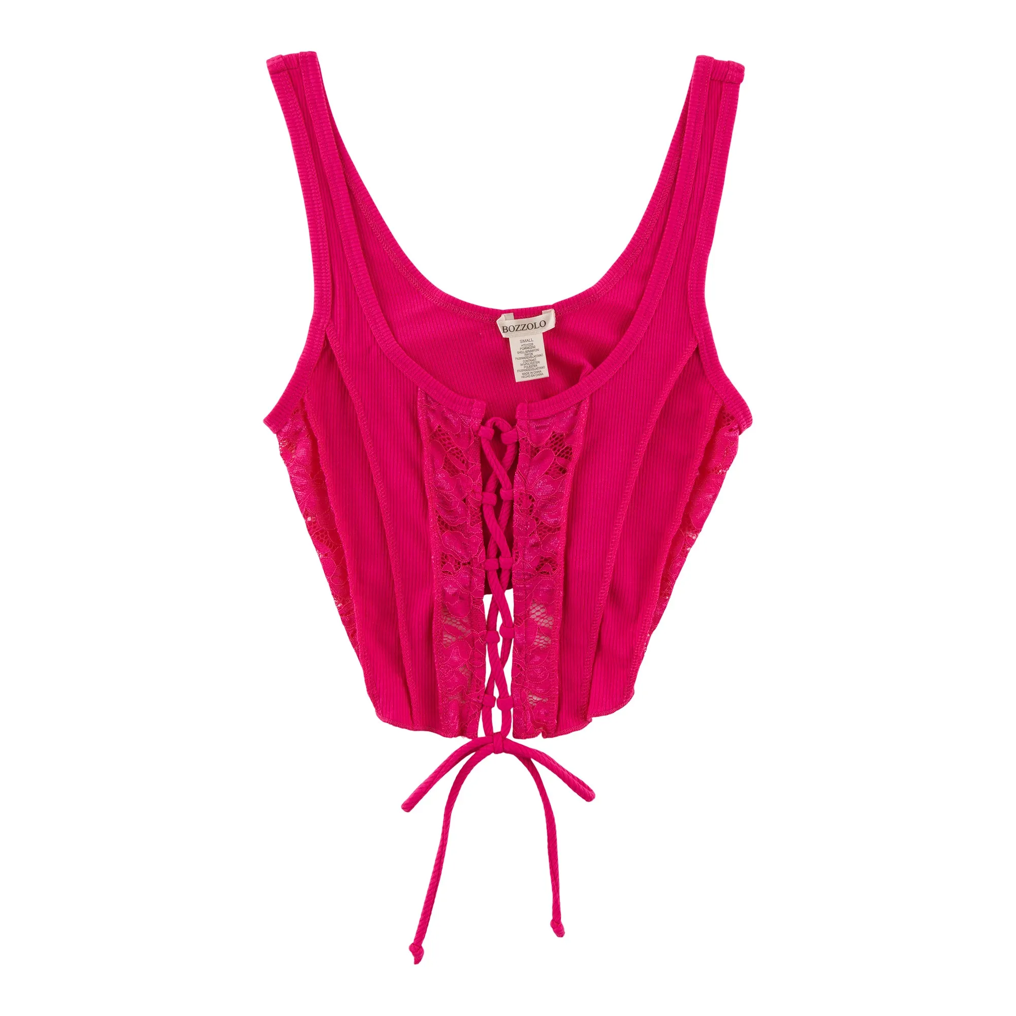 Women's Lace Up Cropped Tank Top sold by Giant Tiger product image thumbnail 2