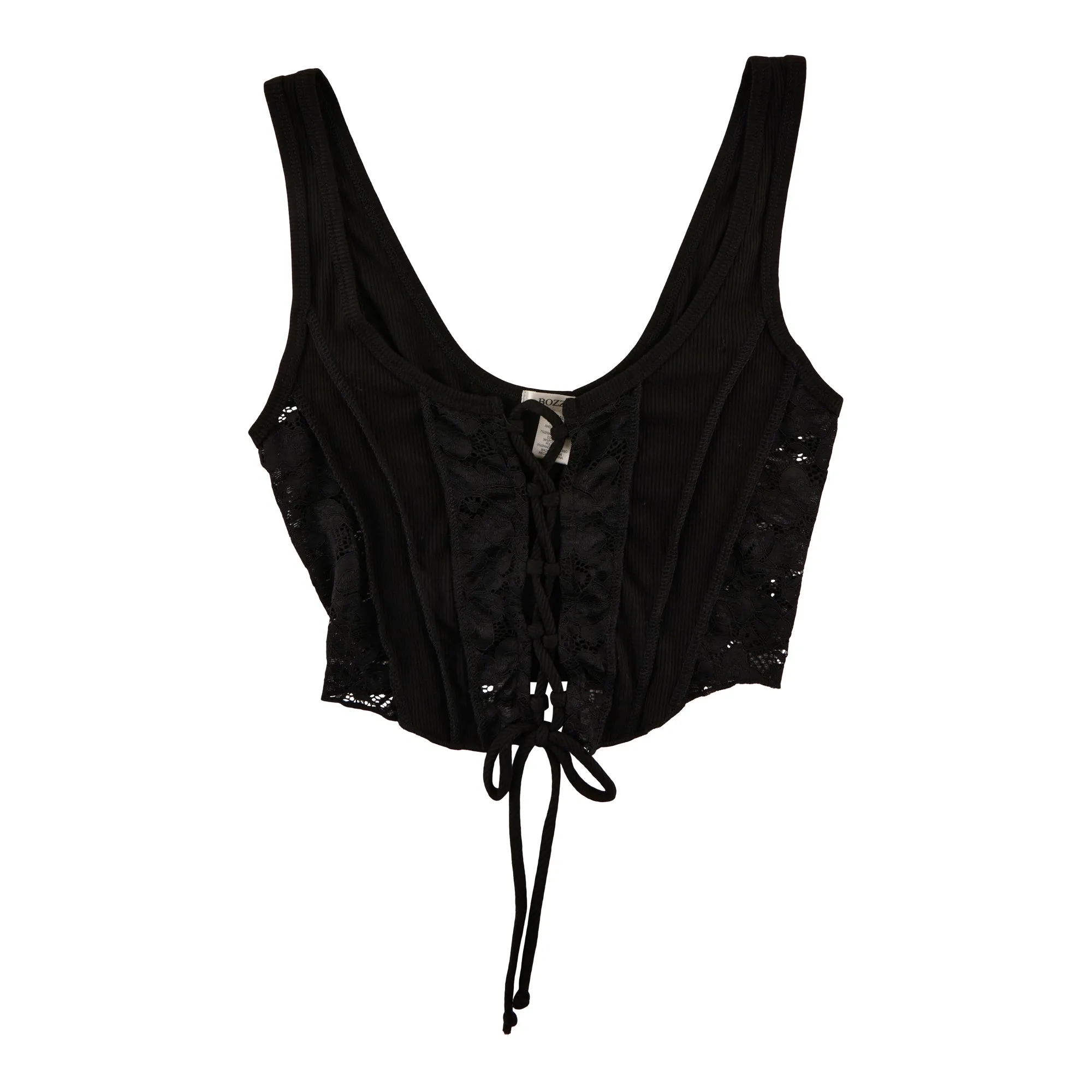 Women's Lace Up Cropped Tank Top sold by Giant Tiger