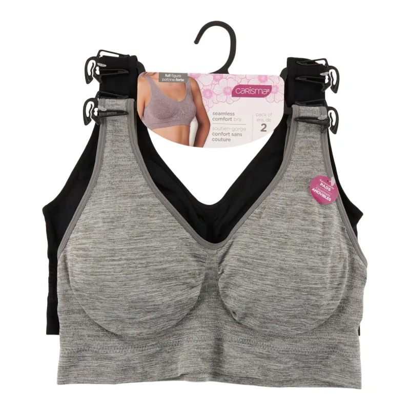 Carisma Women's Plus Comfort Bra, 2-Pack sold by Giant Tiger