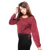 Women's Long Sleeve Criss-Cross Back Sweater sold by Giant Tiger
