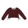 Women's Long Sleeve Criss-Cross Back Sweater sold by Giant Tiger