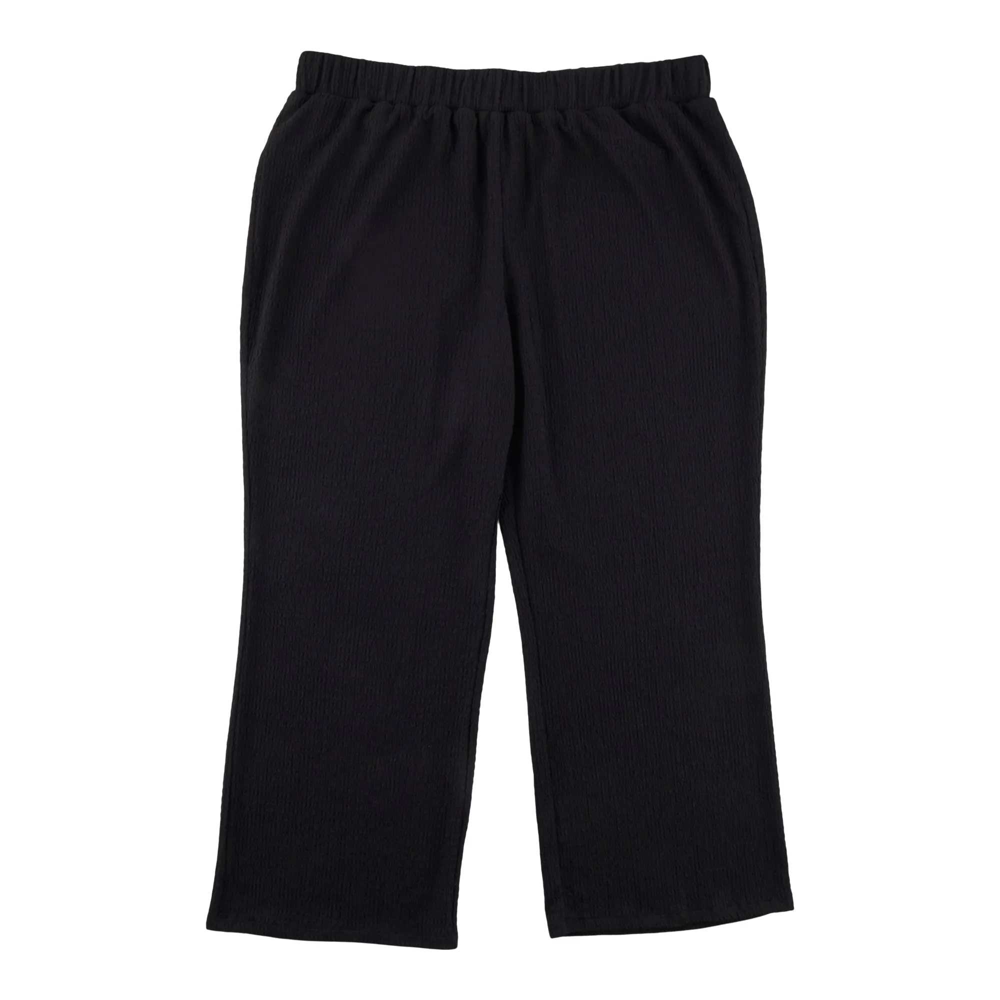 lily morgan Women's Plus Wide-Leg Crinkle Pants sold by Giant Tiger