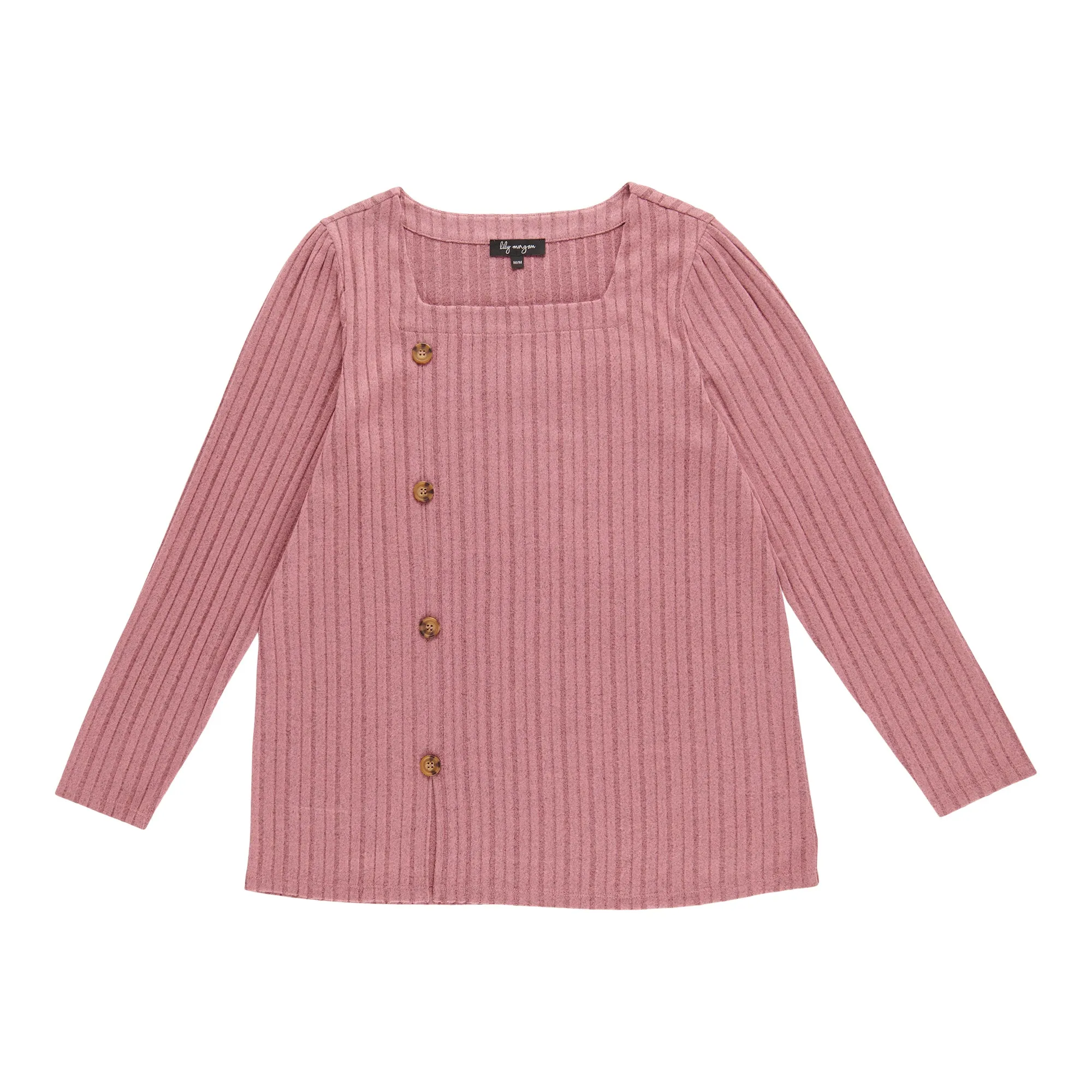 lily morgan Women's Squareneck Top with Button Details sold by Giant Tiger product image thumbnail 4