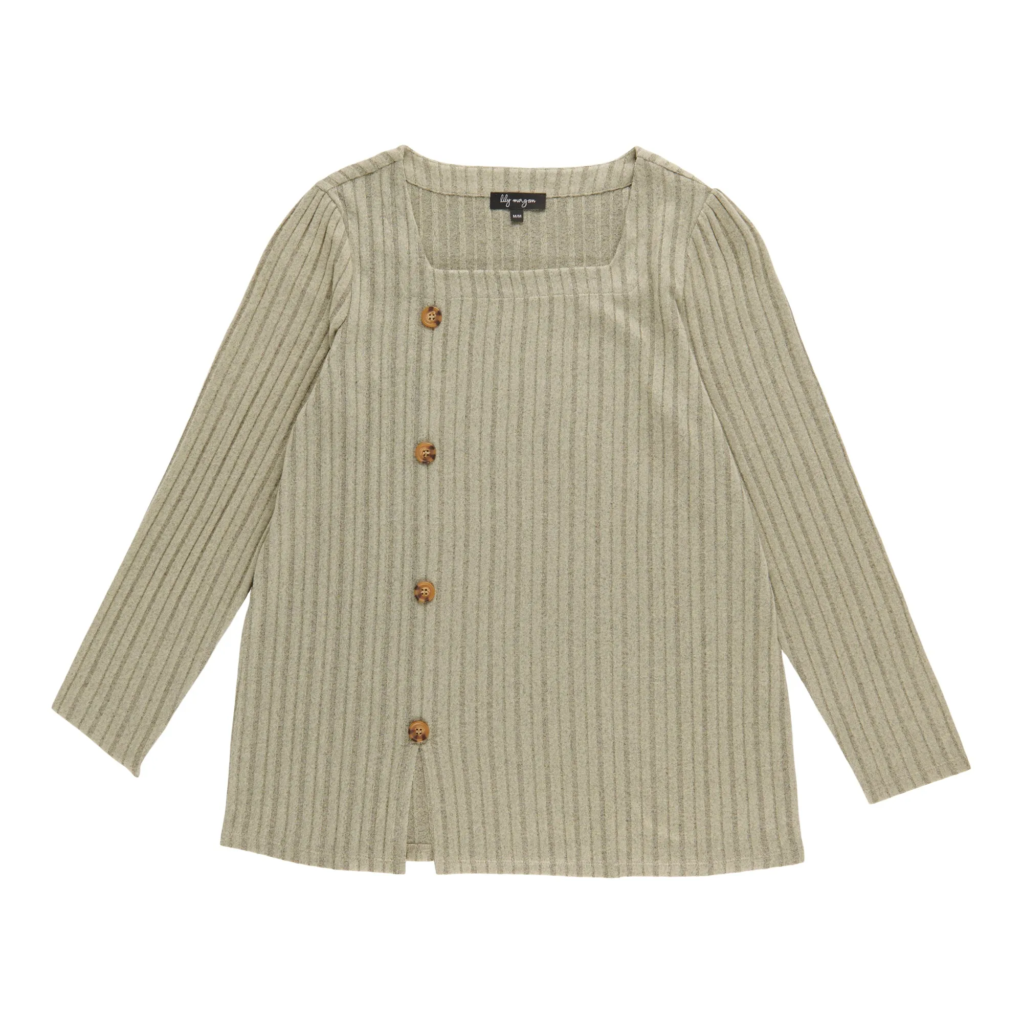 lily morgan Women's Squareneck Top with Button Details sold by Giant Tiger product image thumbnail 3