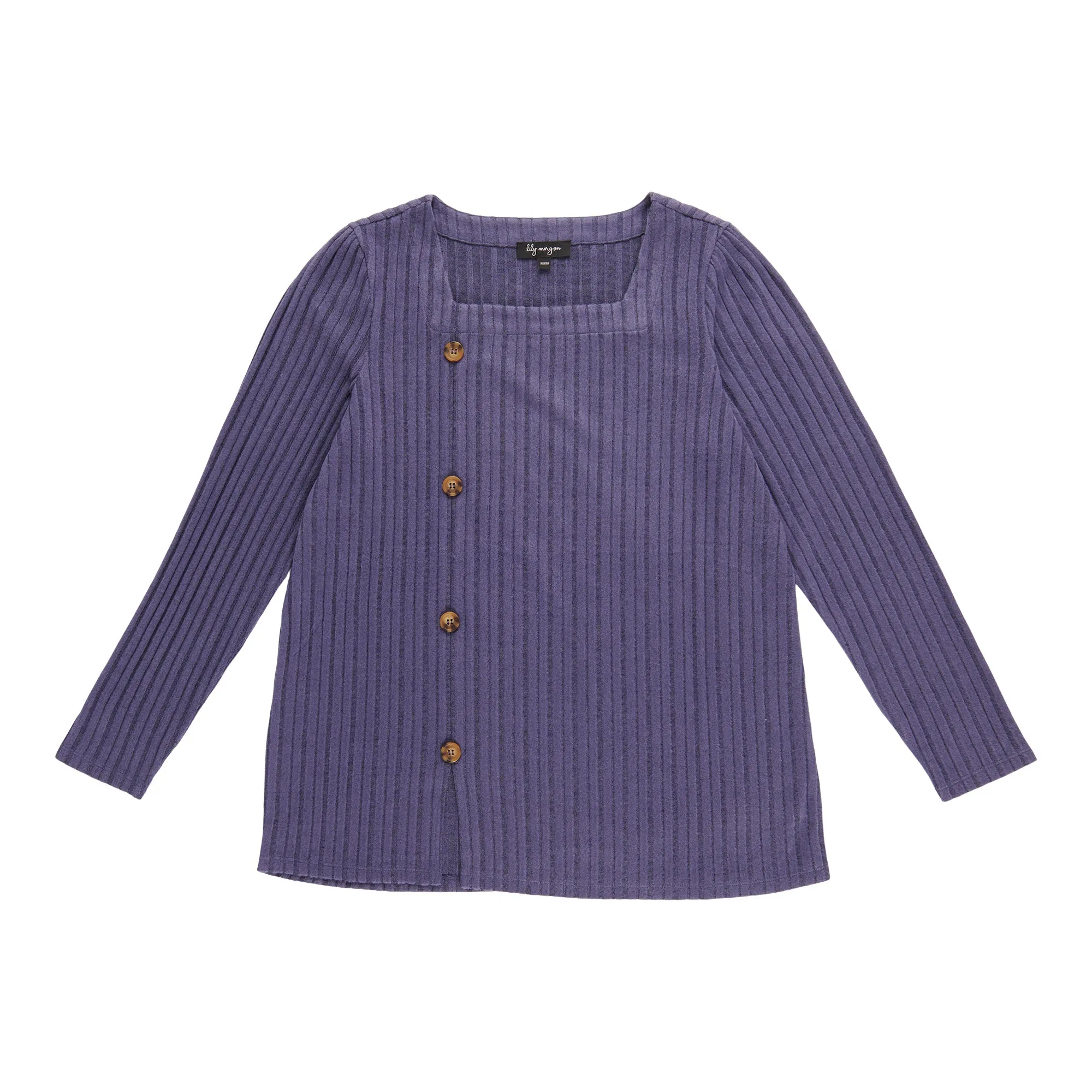 lily morgan Women's Squareneck Top with Button Details sold by Giant Tiger product image thumbnail 2