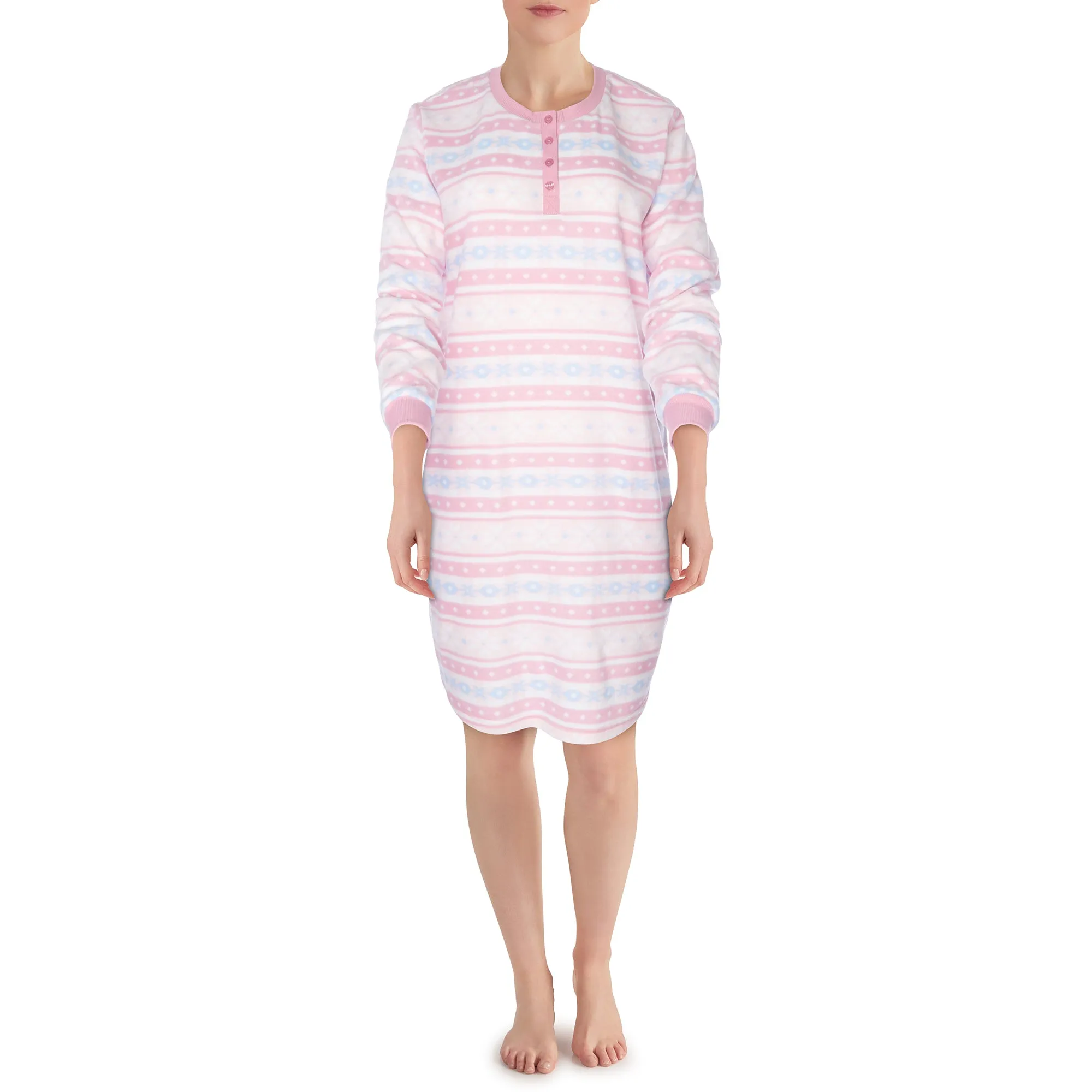 Carisma Women's Crew Neck Knee Length Sleepshirt sold by Giant Tiger product image thumbnail 3