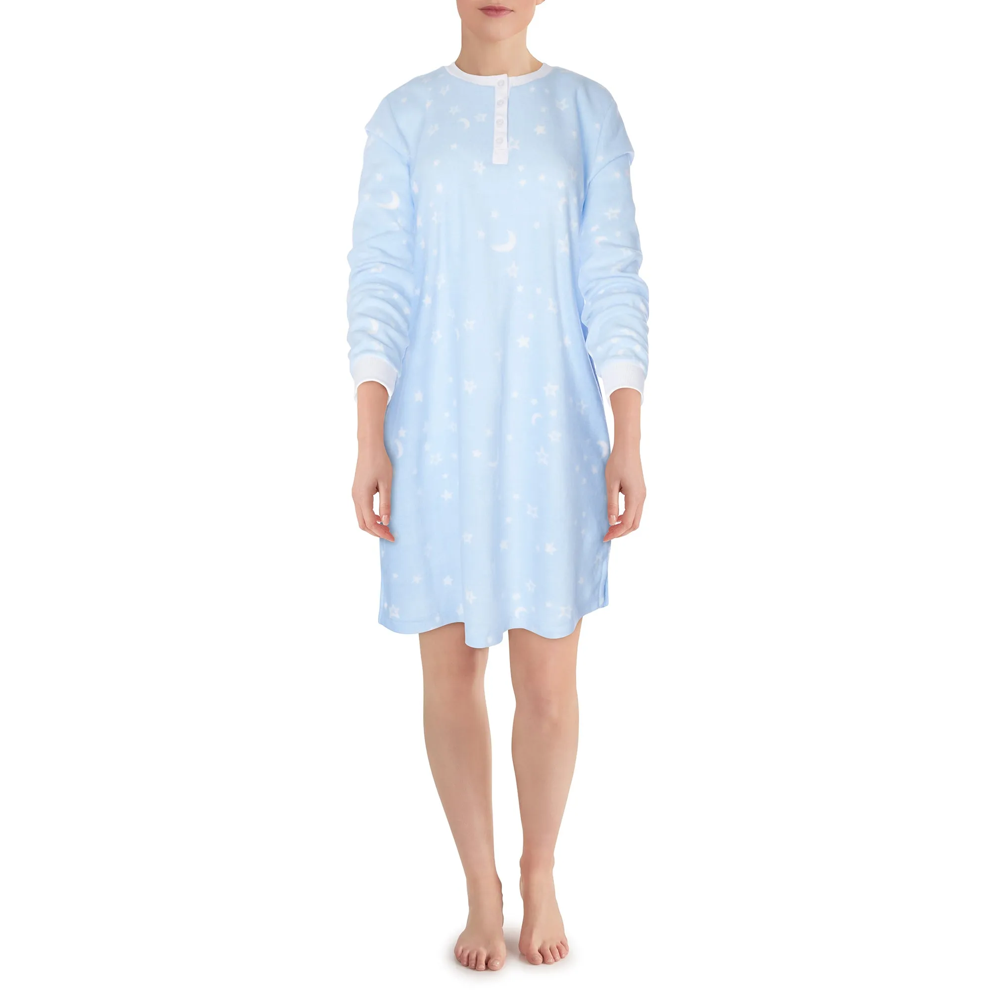 Carisma Women's Crew Neck Knee Length Sleepshirt sold by Giant Tiger