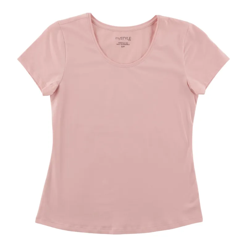 mySTYLE Women's Scoop Neck T-Shirt sold by Giant Tiger
