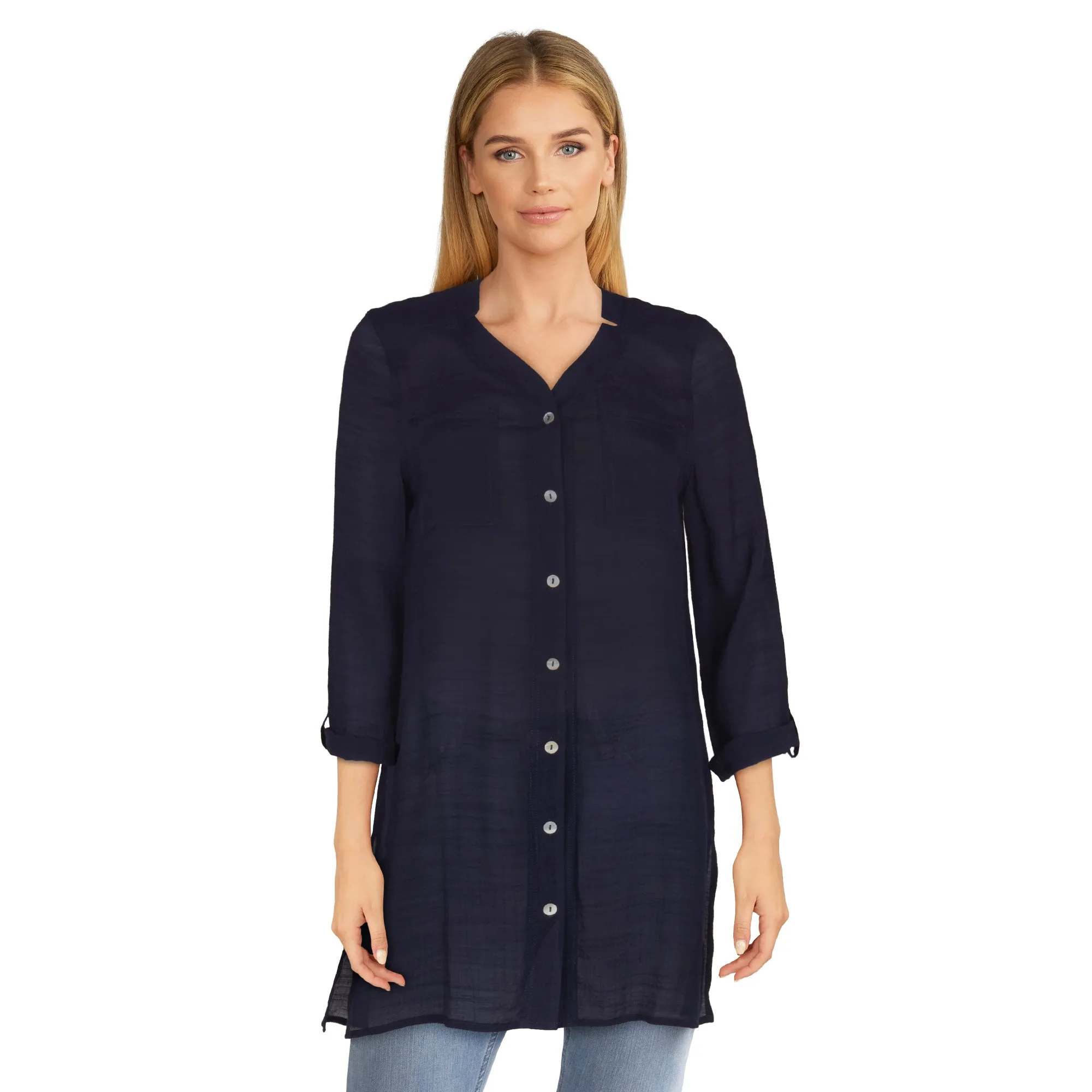 lily morgan Women's Crinkle Blouse sold by Giant Tiger product image thumbnail 2