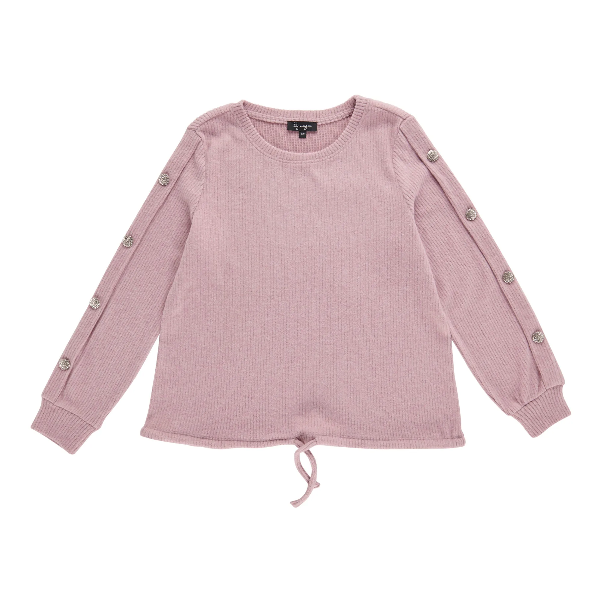 lily morgan Women's Sweater with Button Sleeve Detail sold by Giant Tiger product image thumbnail 4