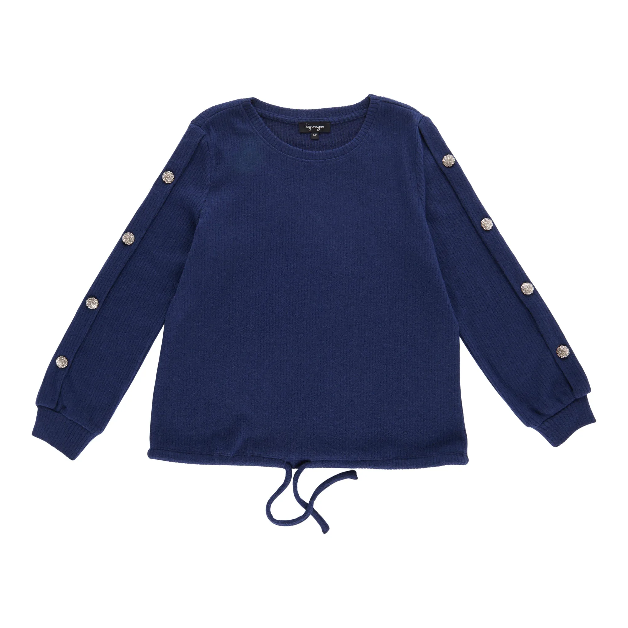 lily morgan Women's Sweater with Button Sleeve Detail sold by Giant Tiger product image thumbnail 2