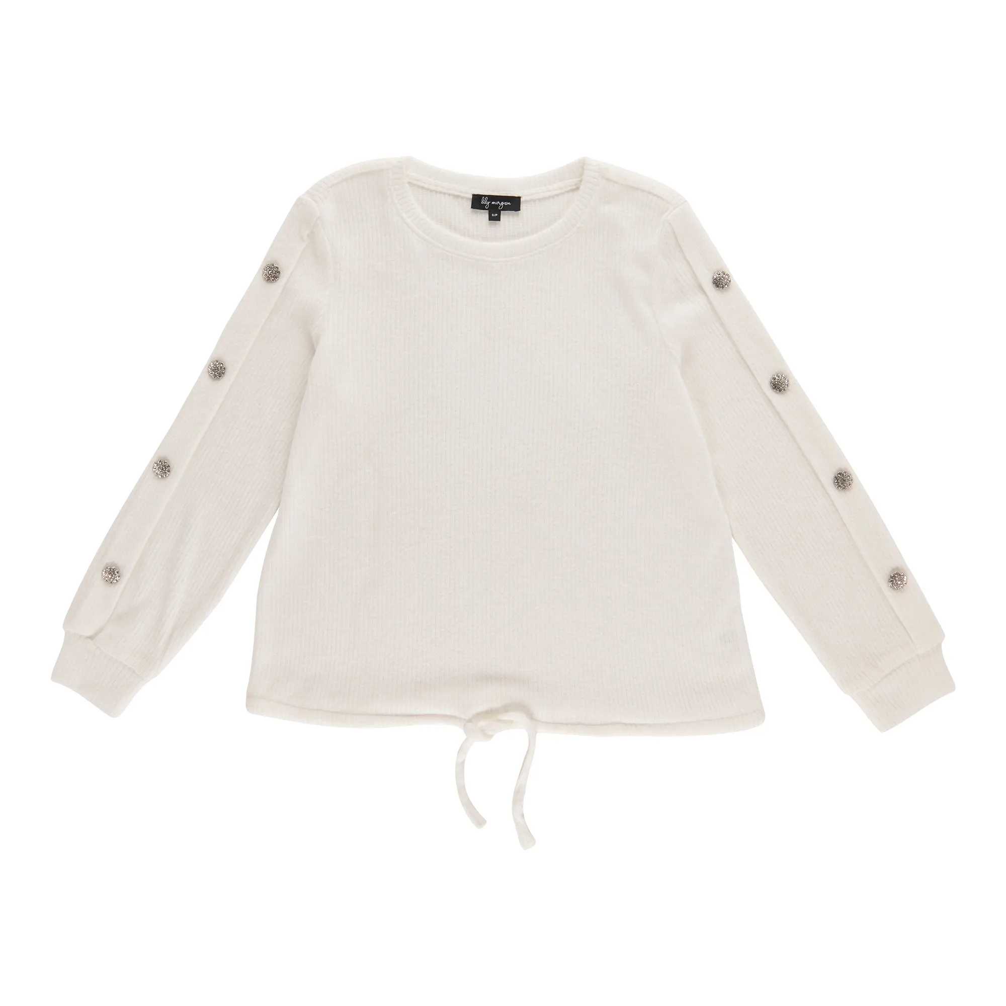 lily morgan Women's Sweater with Button Sleeve Detail sold by Giant Tiger product image thumbnail 3