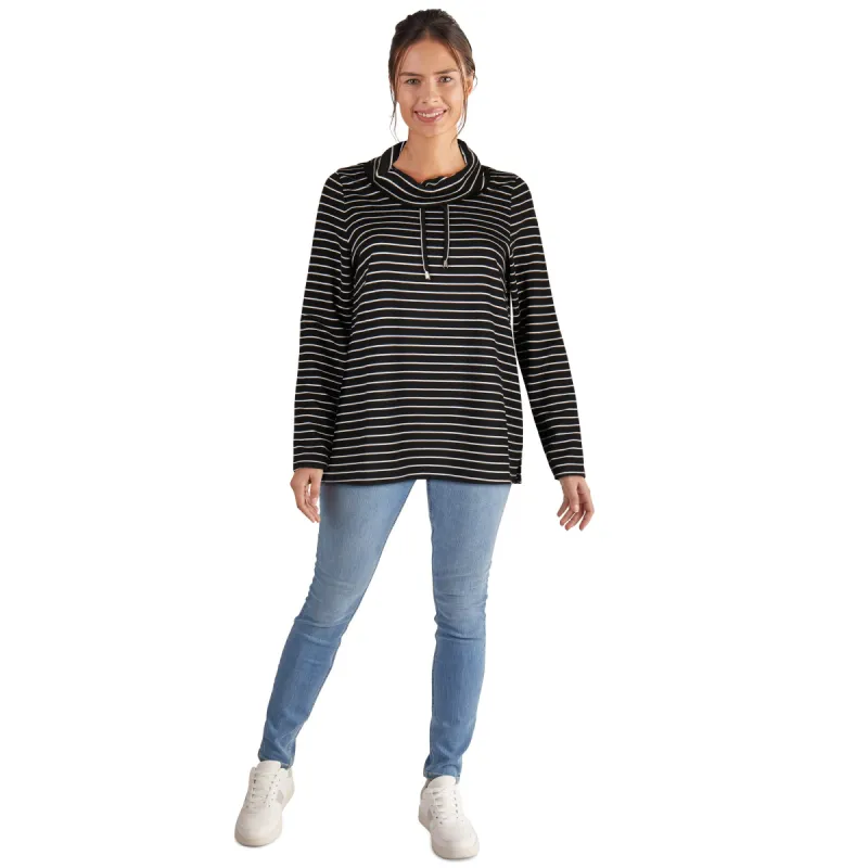 lily morgan Women's Long Sleeve Cowl Neck Top sold by Giant Tiger