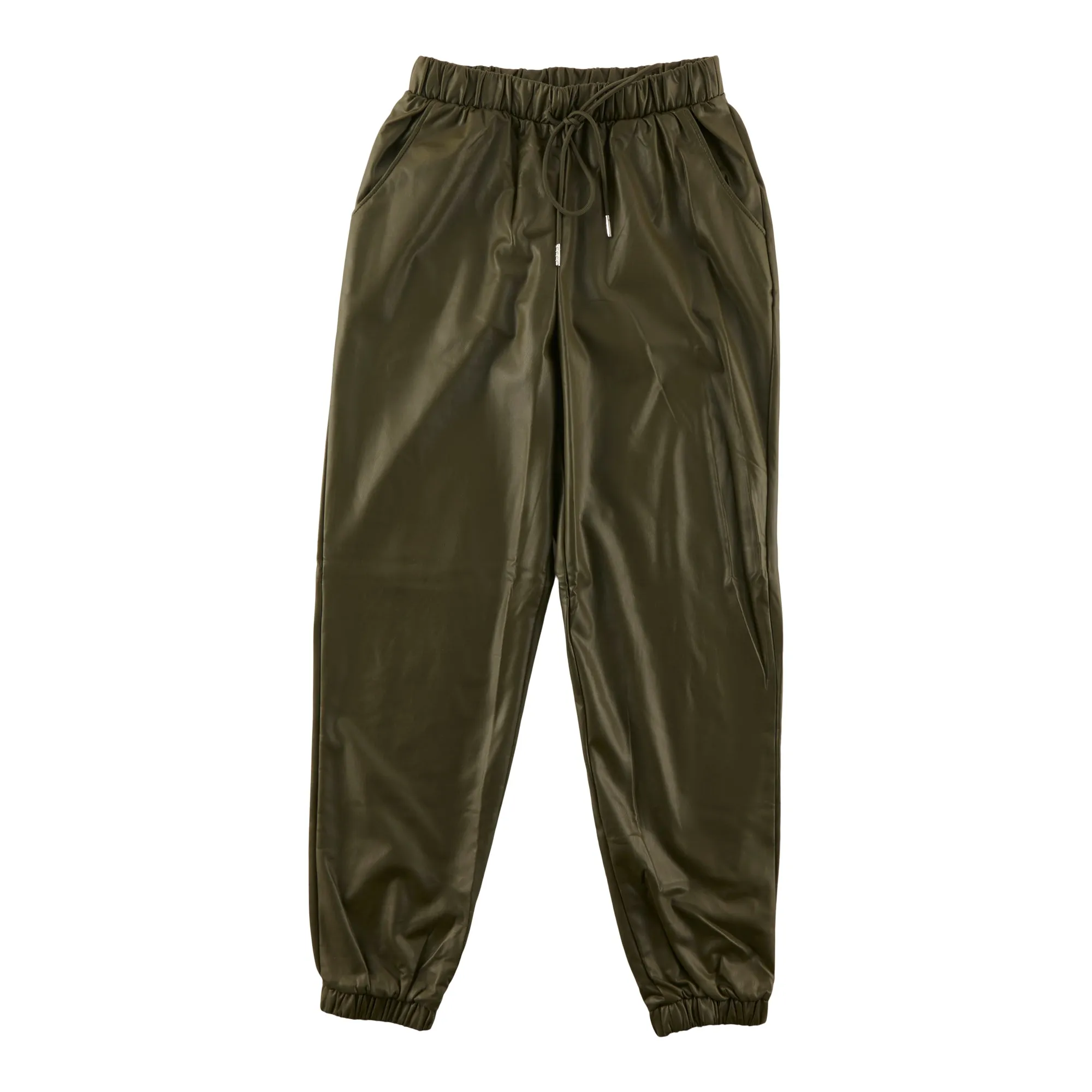 Women's Faux Leather Joggers sold by Giant Tiger