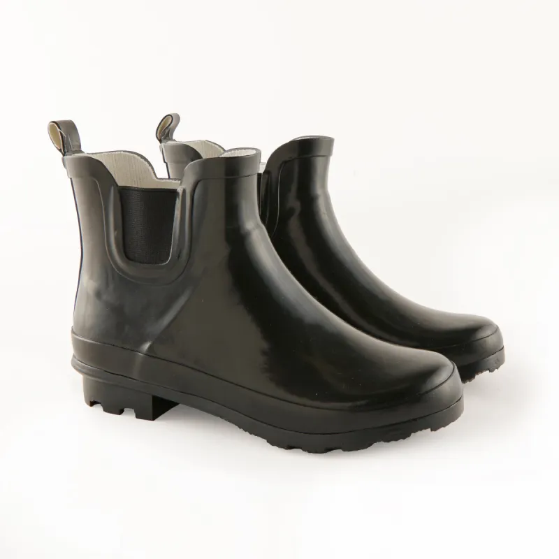 mySTYLE Women's Ankle Rain Boots, Black sold by Giant Tiger
