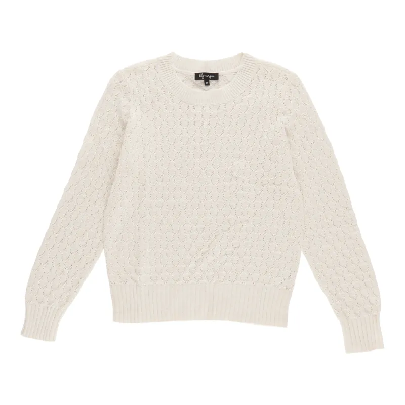 lily morgan Women's Crew Neck Stitch Sweater sold by Giant Tiger