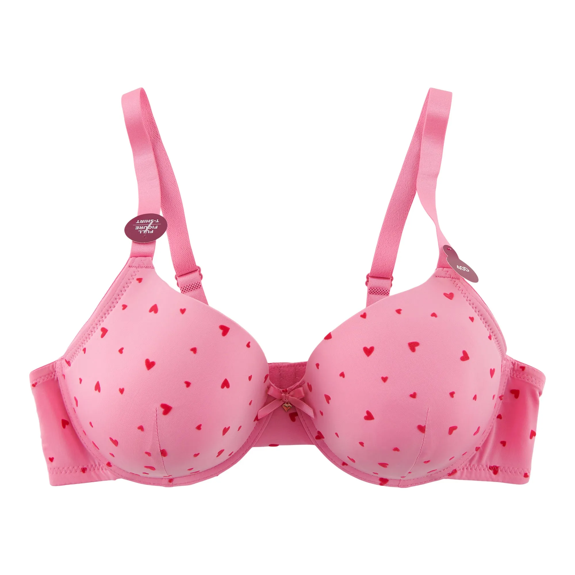 Carisma Women's Plus Flock Heart Push Up Bra sold by Giant Tiger product image thumbnail 2