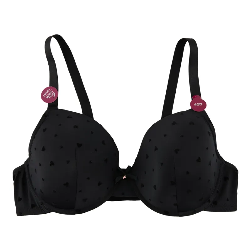 Carisma Women's Plus Flock Heart Push Up Bra sold by Giant Tiger