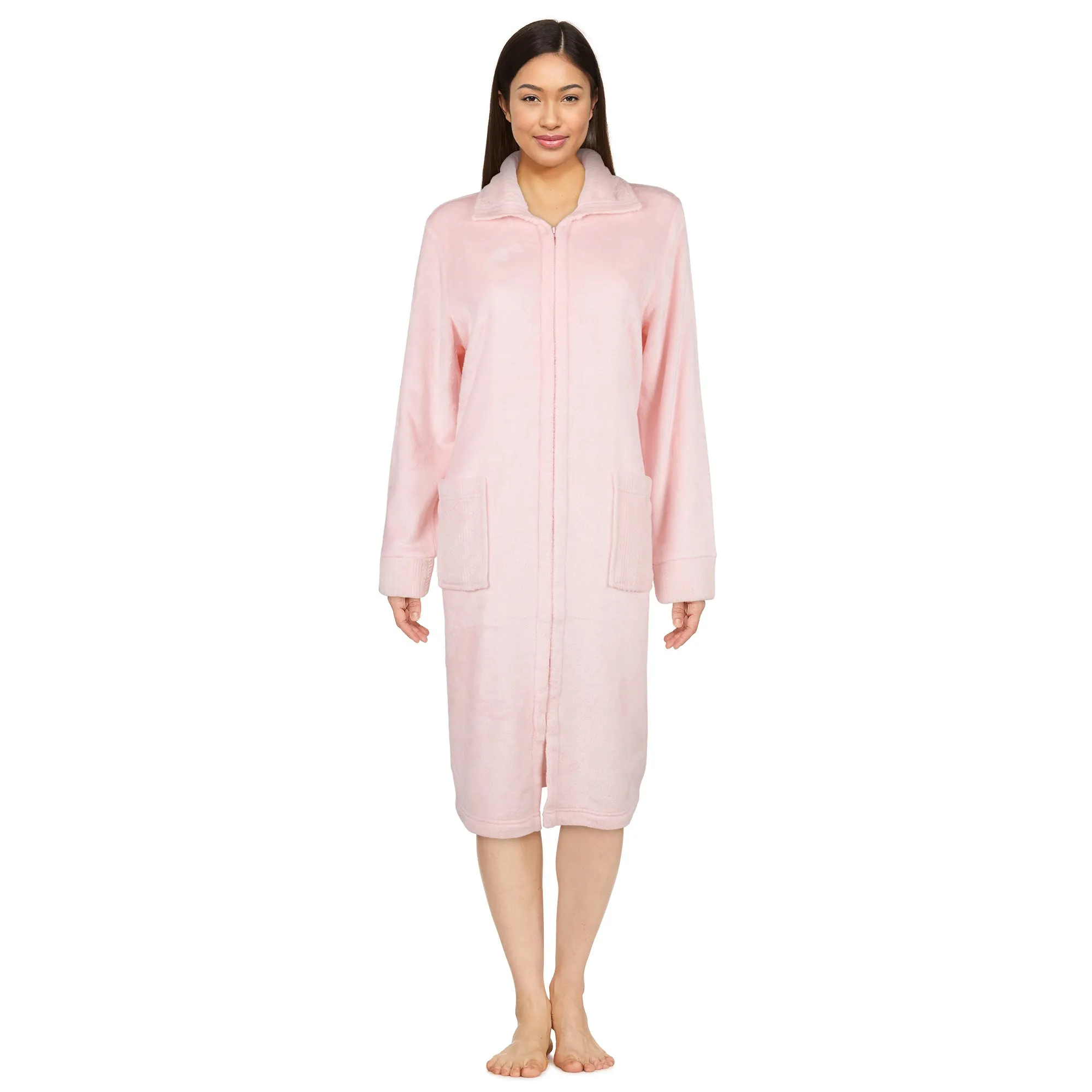 Carisma Women's Long Plush Zip Robe sold by Giant Tiger product image thumbnail 2