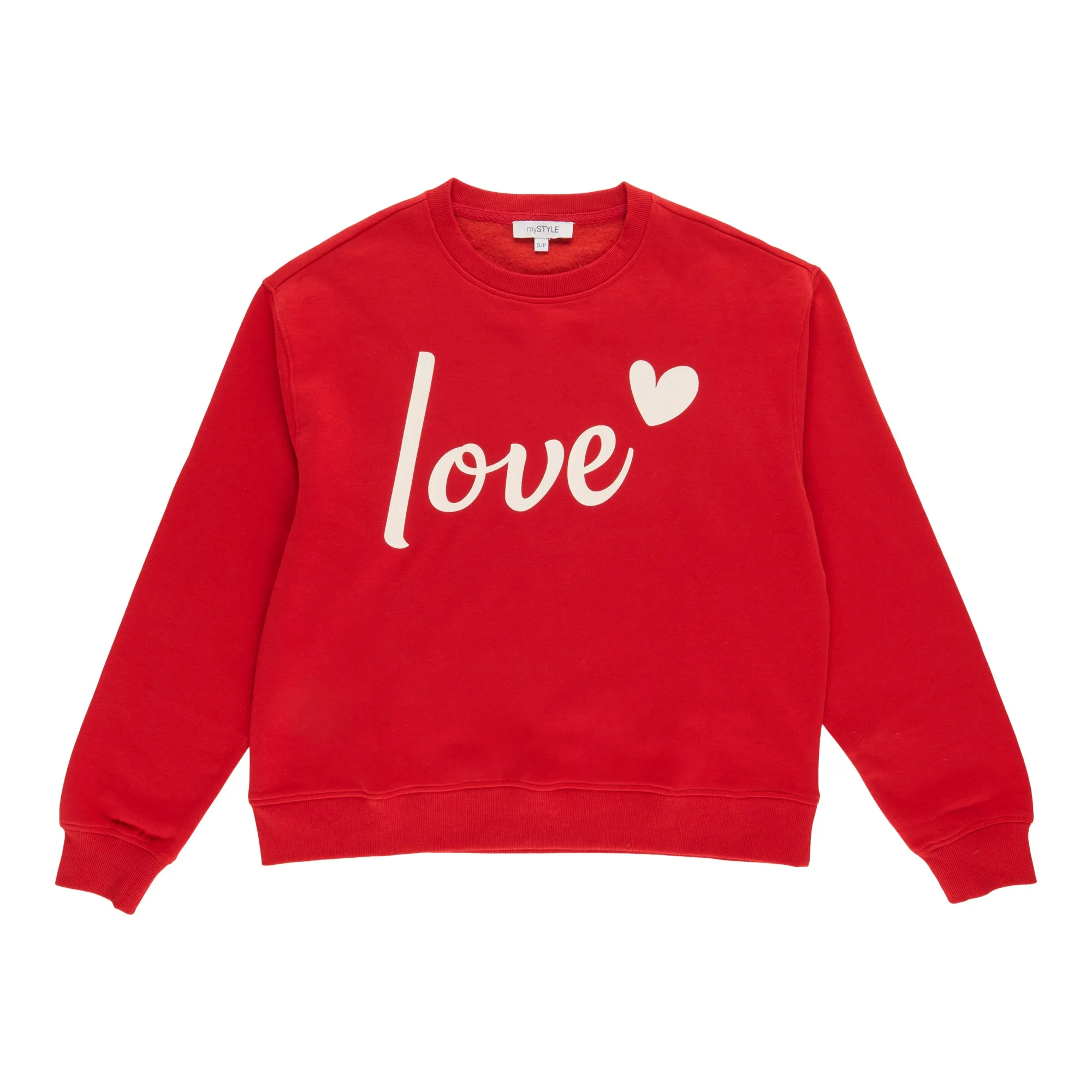 mySTYLE Women's Crew Neck Valentine's Sweater sold by Giant Tiger