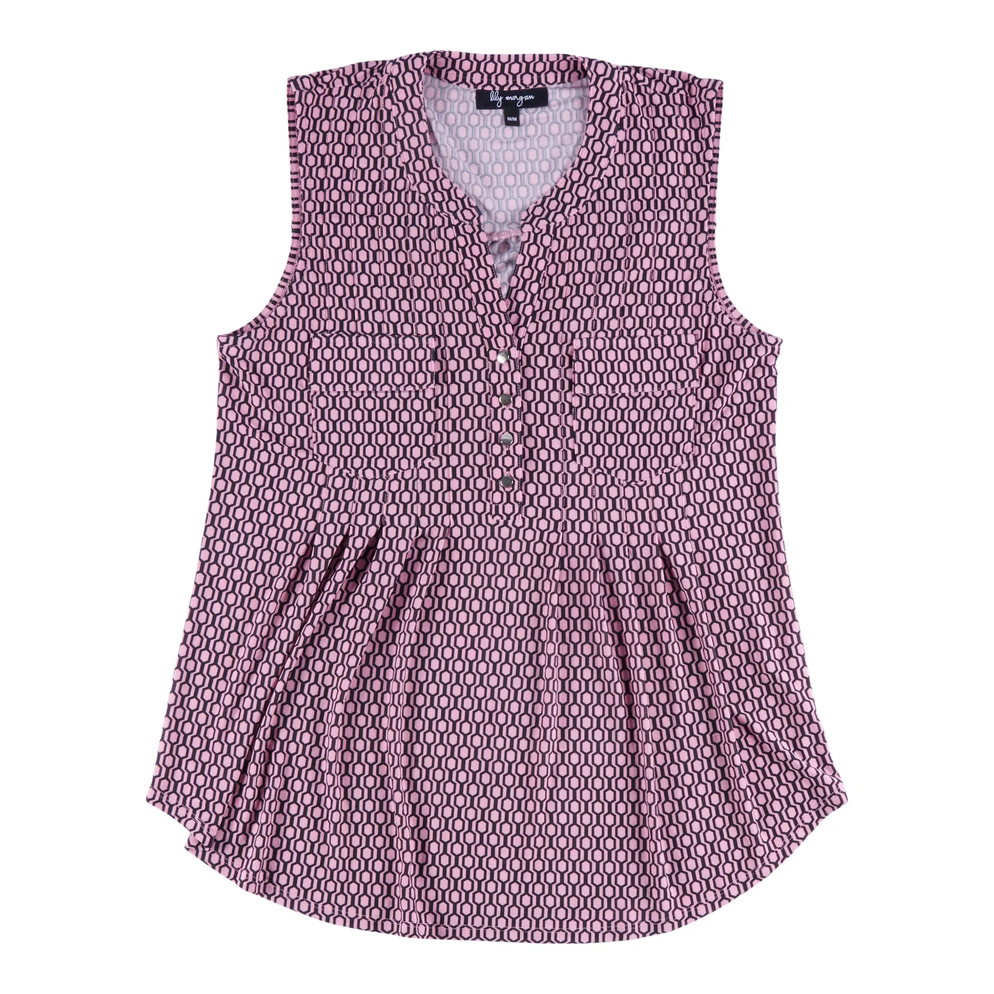 lily morgan Women's Pintuck Sleeveless Top sold by Giant Tiger product image thumbnail 4