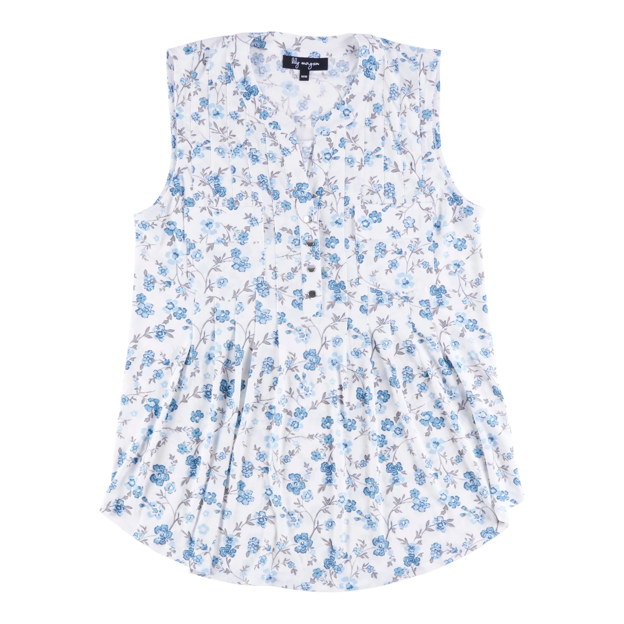 lily morgan Women's Pintuck Sleeveless Top sold by Giant Tiger product image thumbnail 3