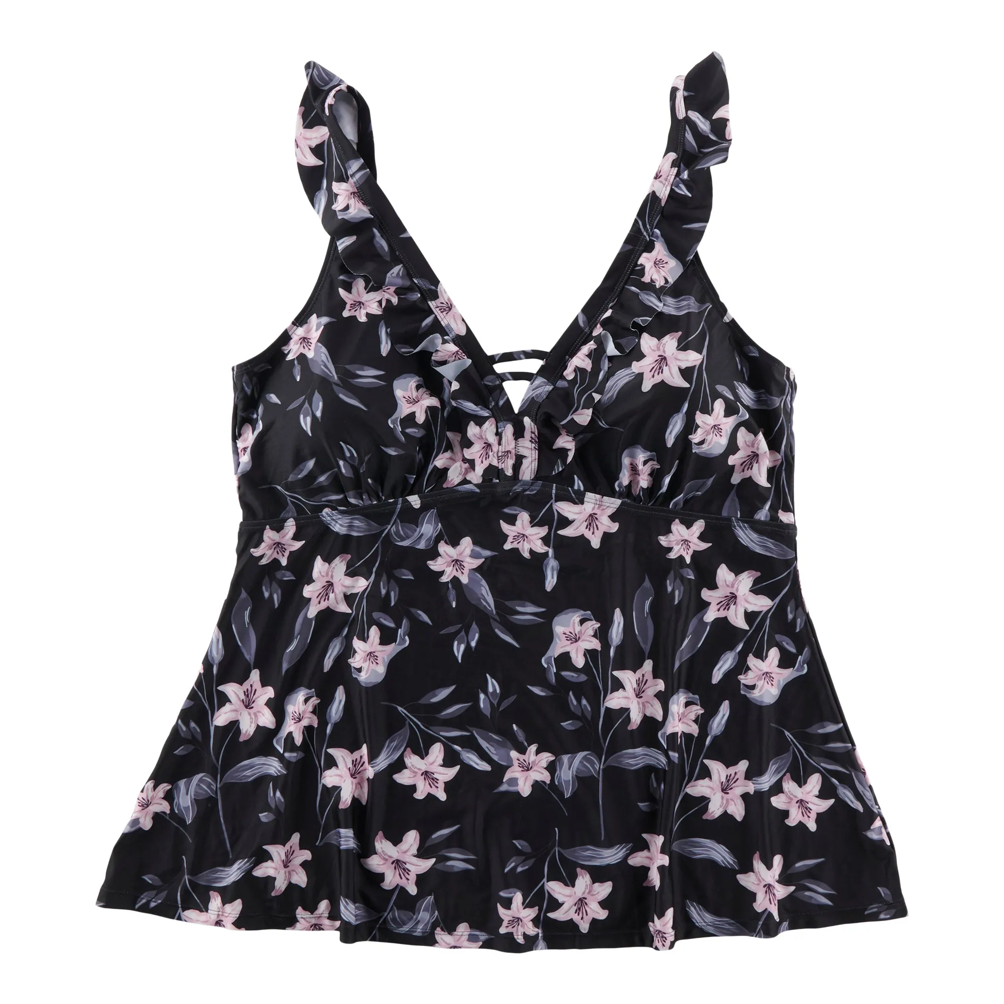 ACX Active Women's Plus Ruffle Tankini sold by Giant Tiger