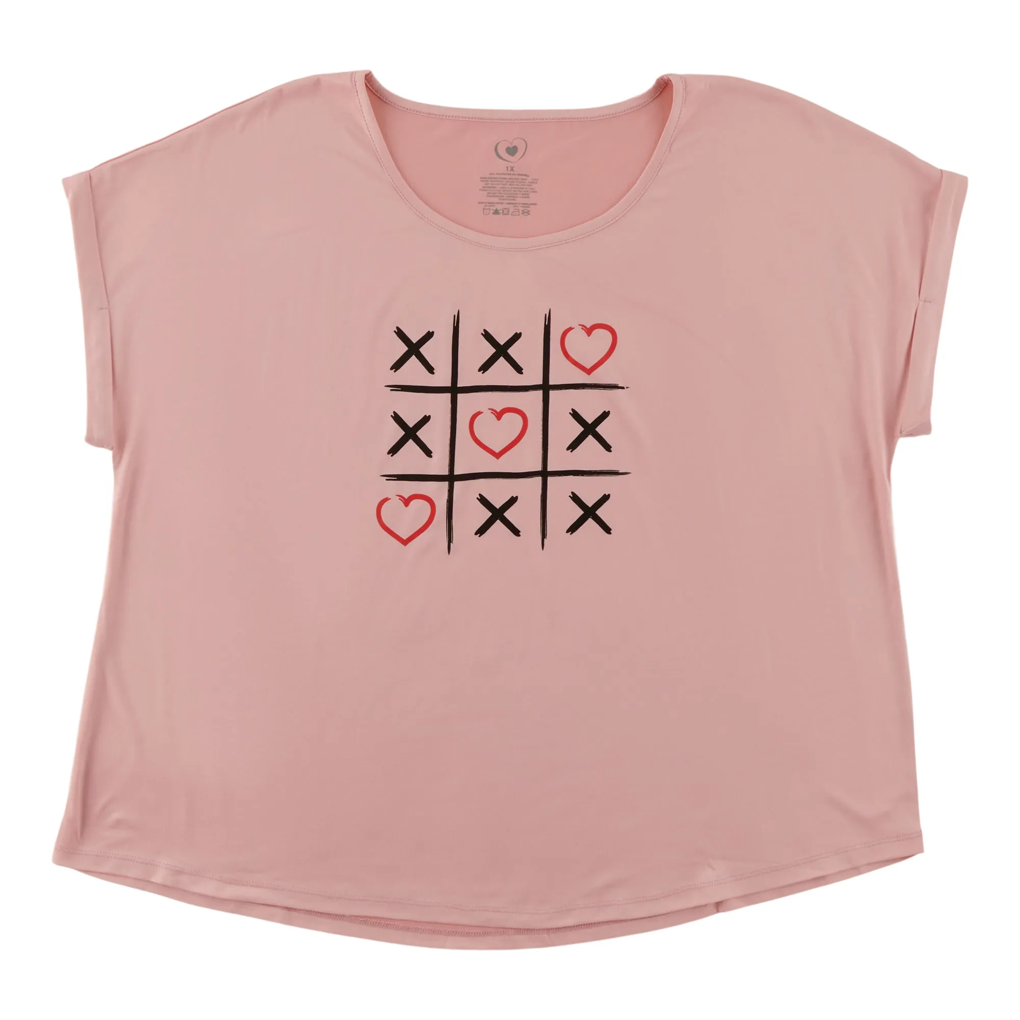 Women's Plus Valentine's Day Screen Top sold by Giant Tiger product image thumbnail 2