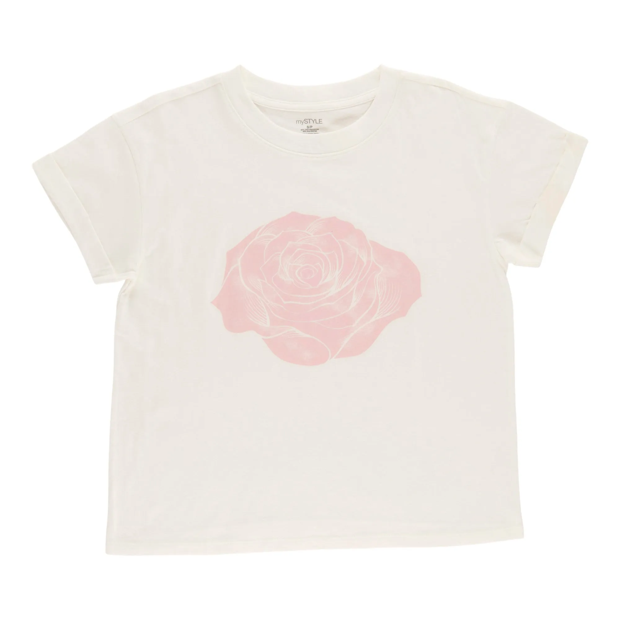 mySTYLE Women's Rolled Sleeve Tee sold by Giant Tiger product image thumbnail 2